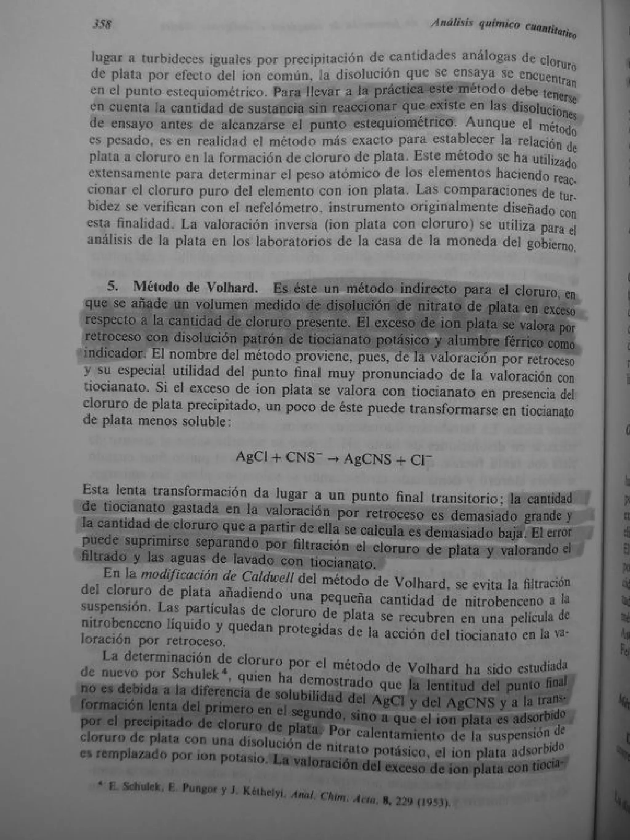 Analisis Quimico de AYRES