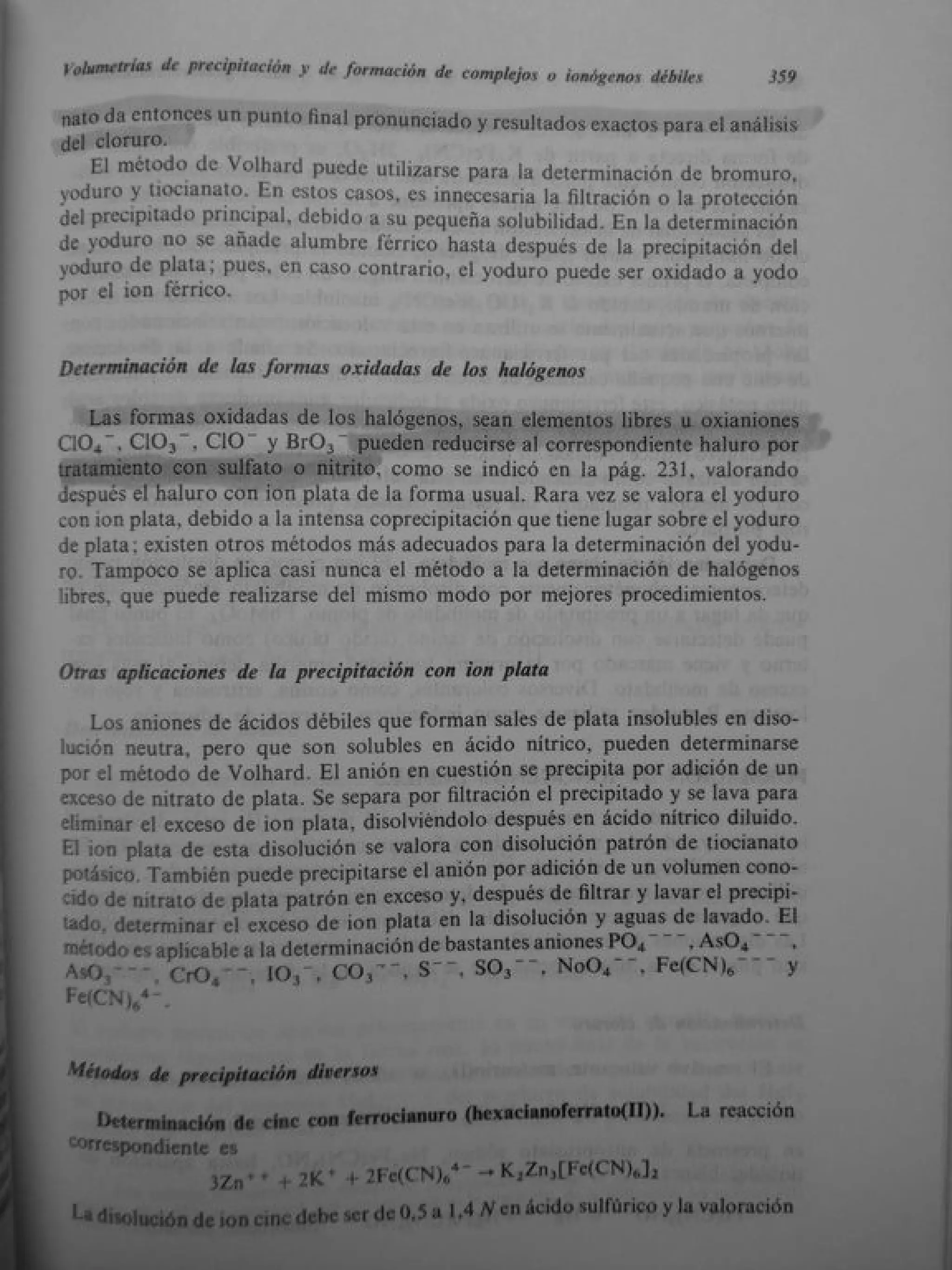 Analisis Quimico de AYRES