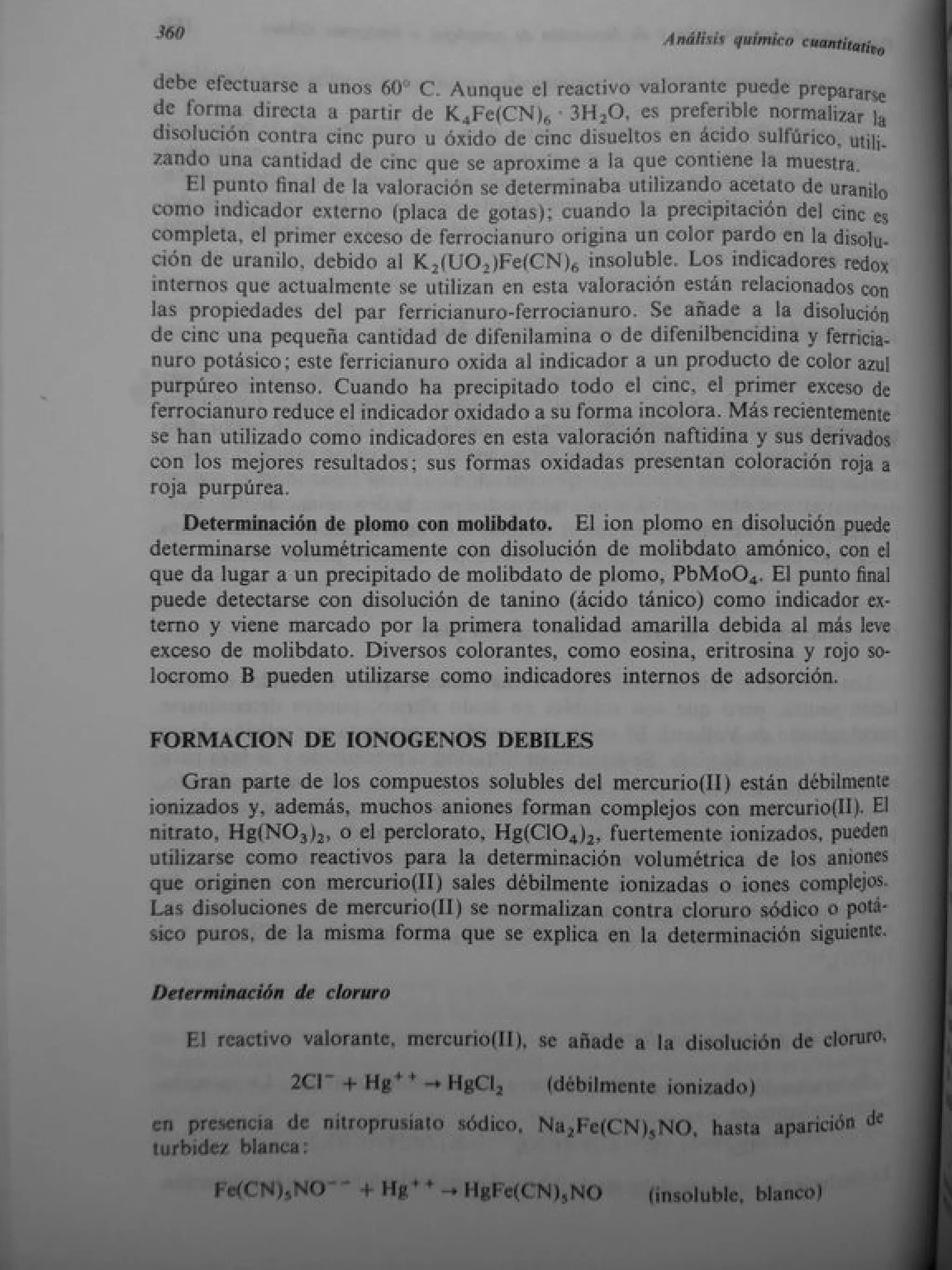 Analisis Quimico de AYRES