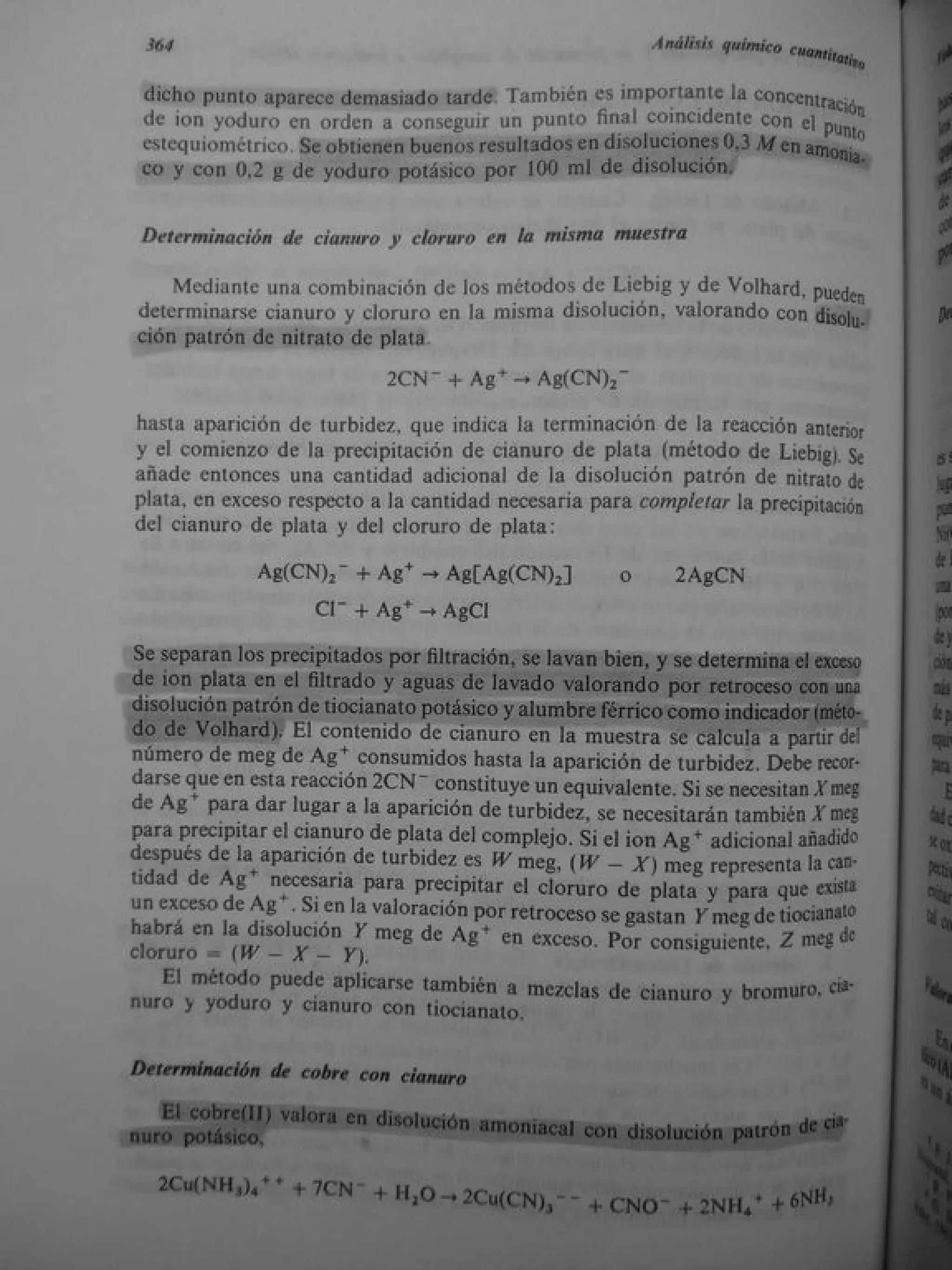 Analisis Quimico de AYRES