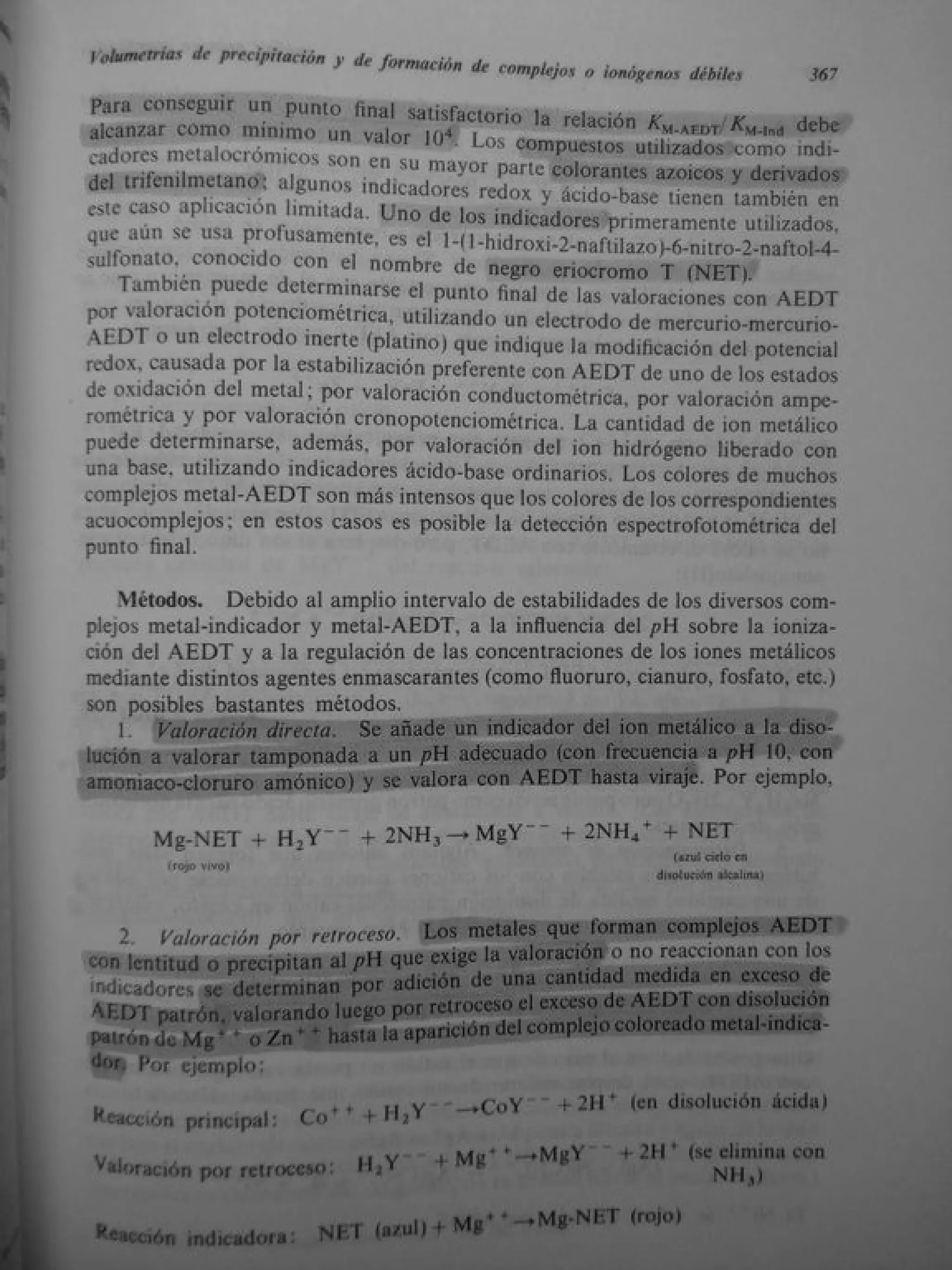 Analisis Quimico de AYRES