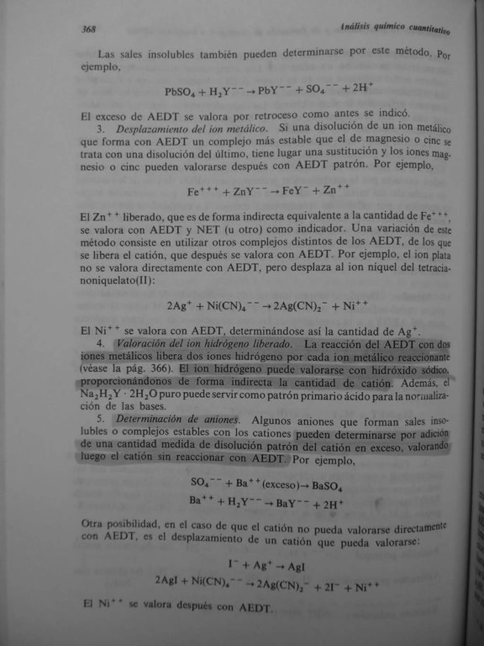 Analisis Quimico de AYRES