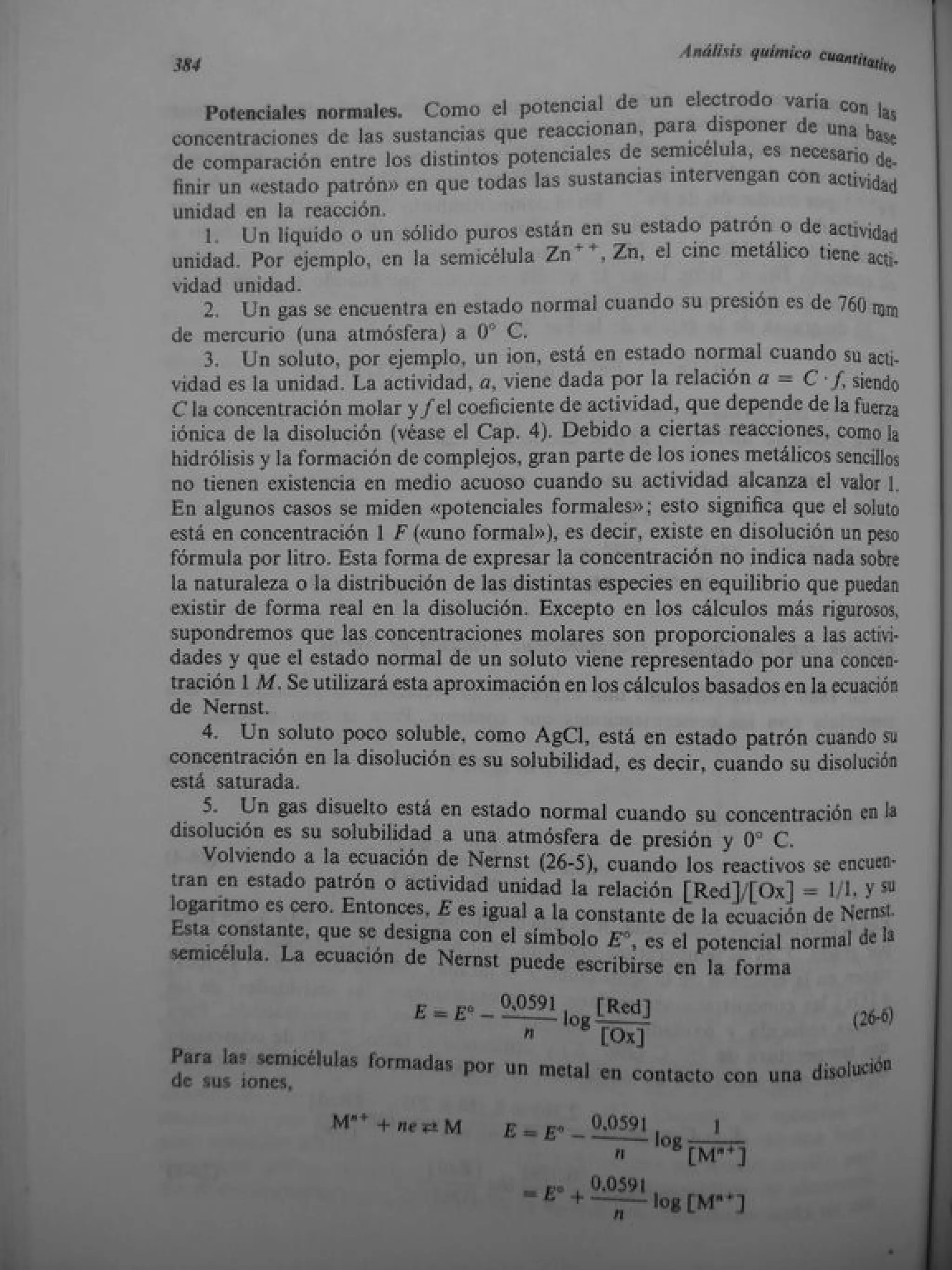 Analisis Quimico de AYRES