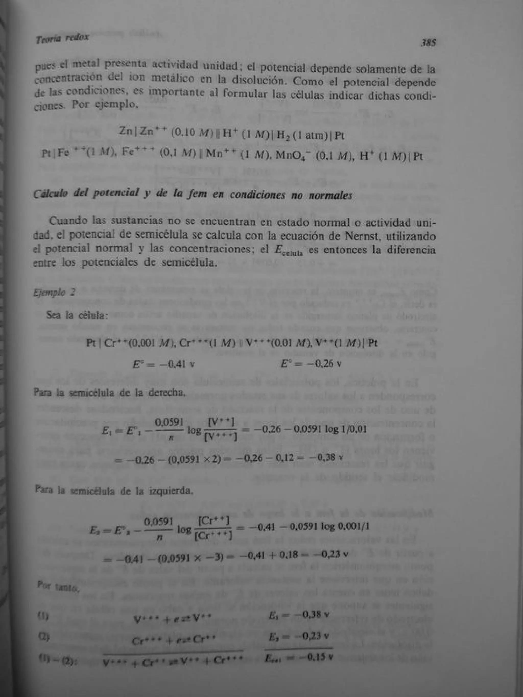 Analisis Quimico de AYRES