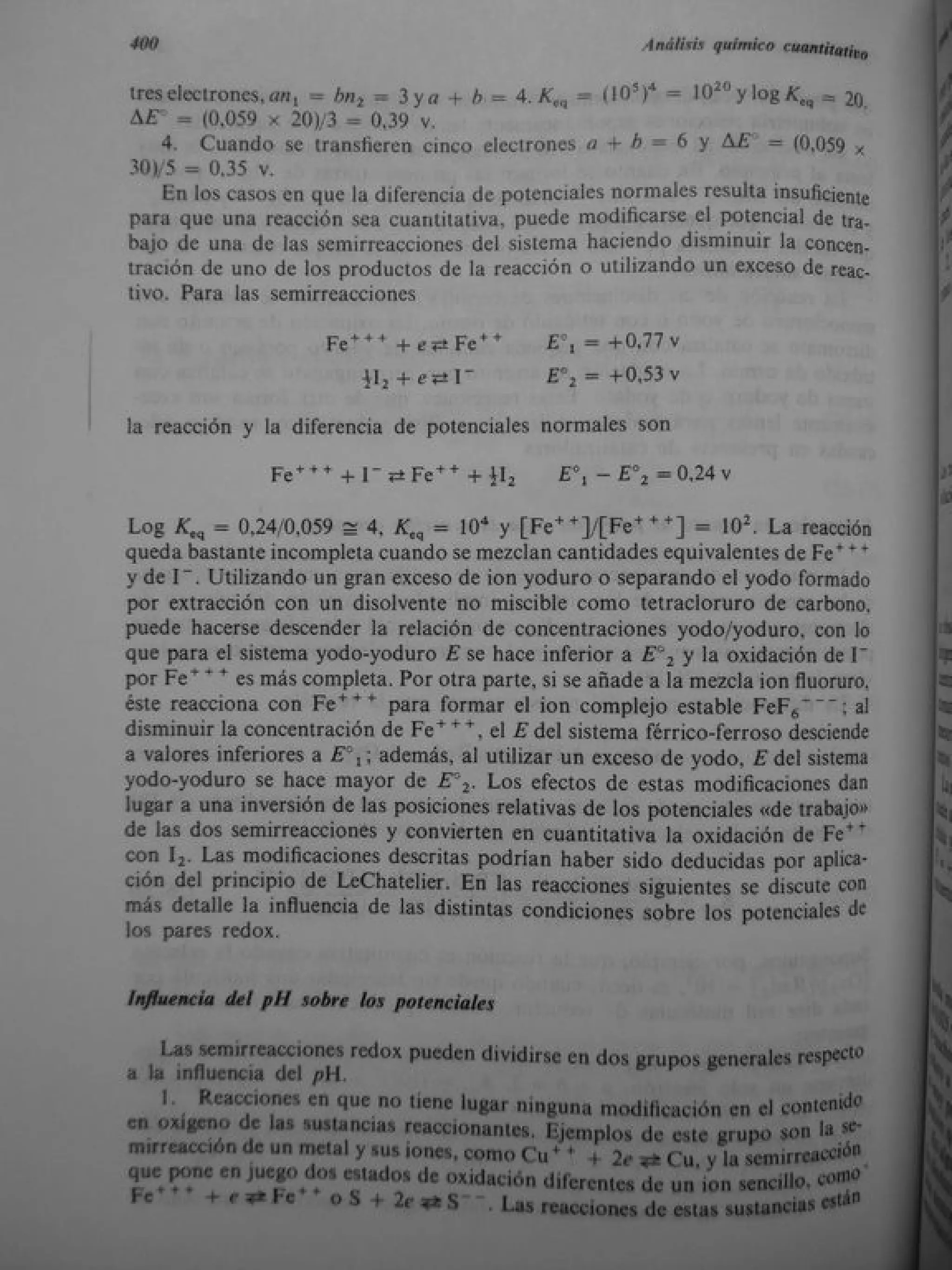 Analisis Quimico de AYRES