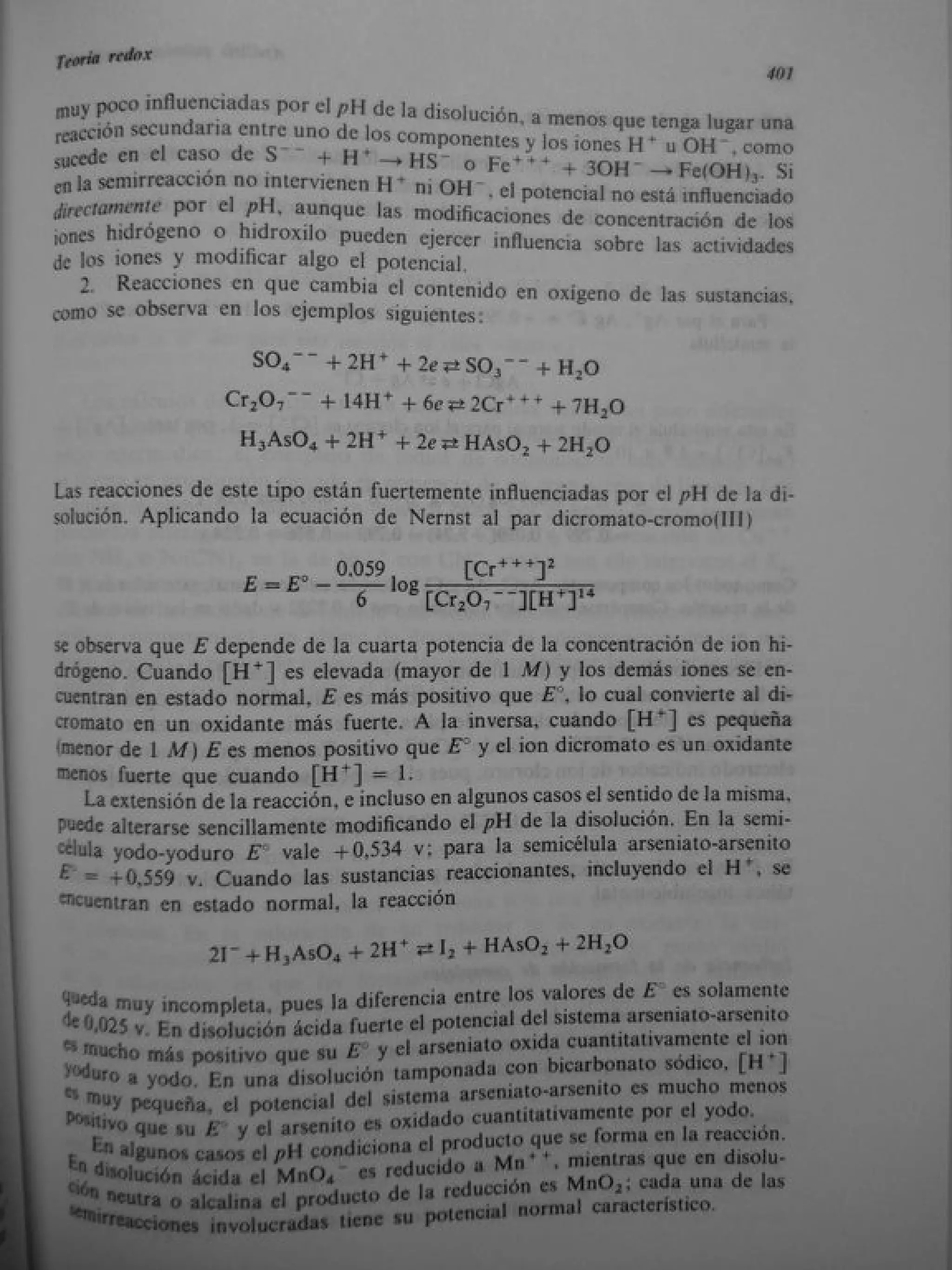 Analisis Quimico de AYRES