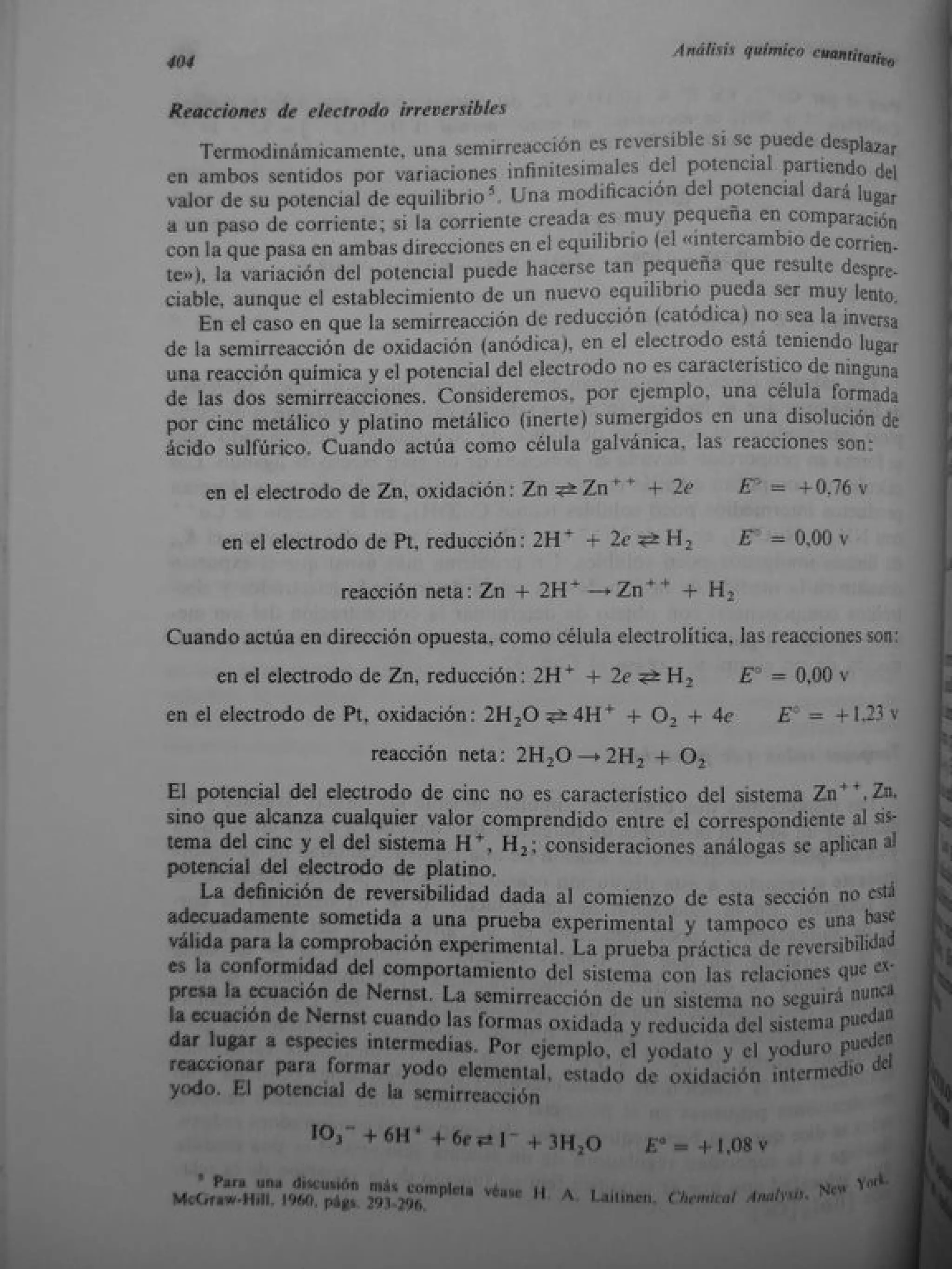 Analisis Quimico de AYRES