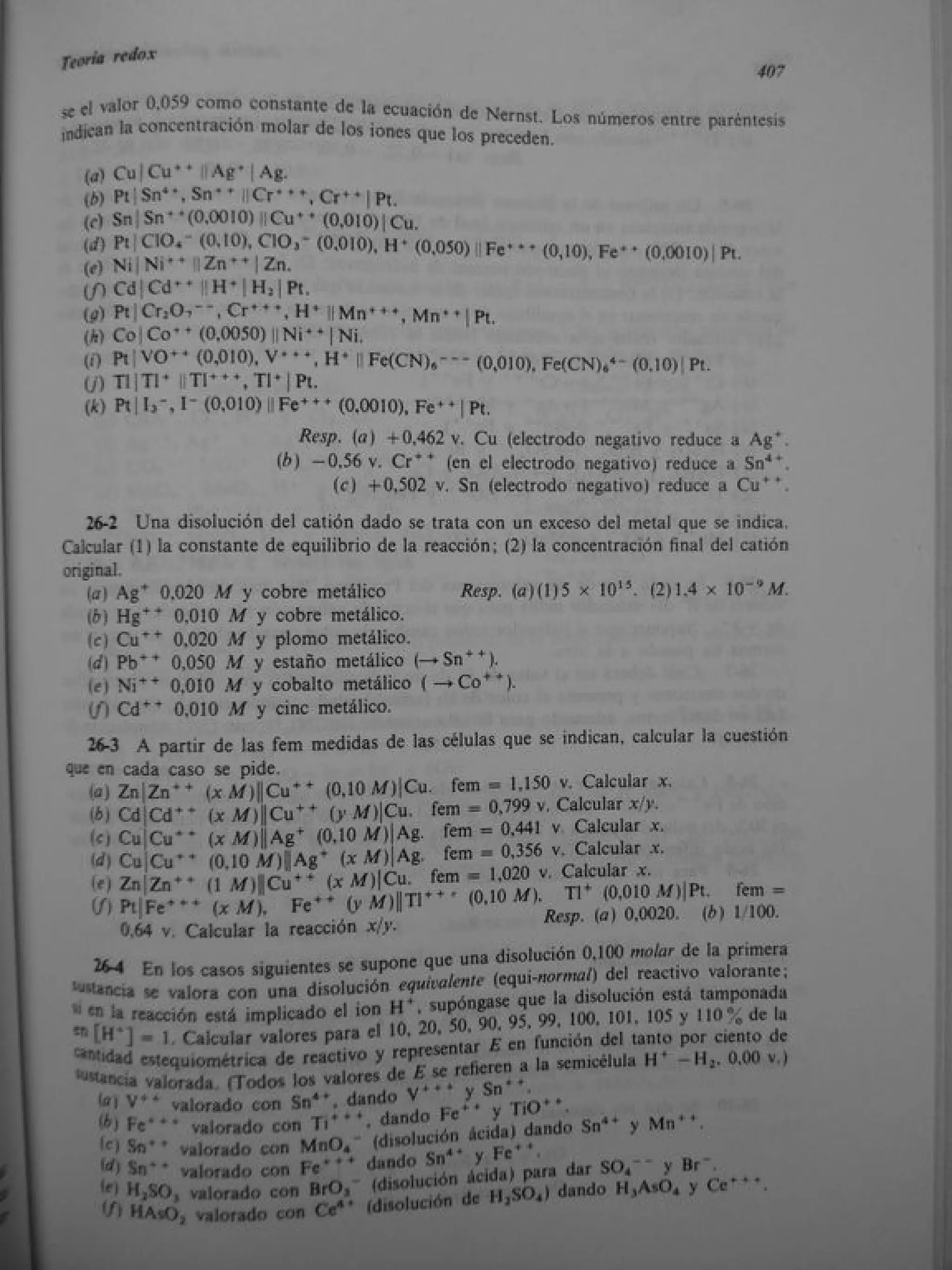 Analisis Quimico de AYRES