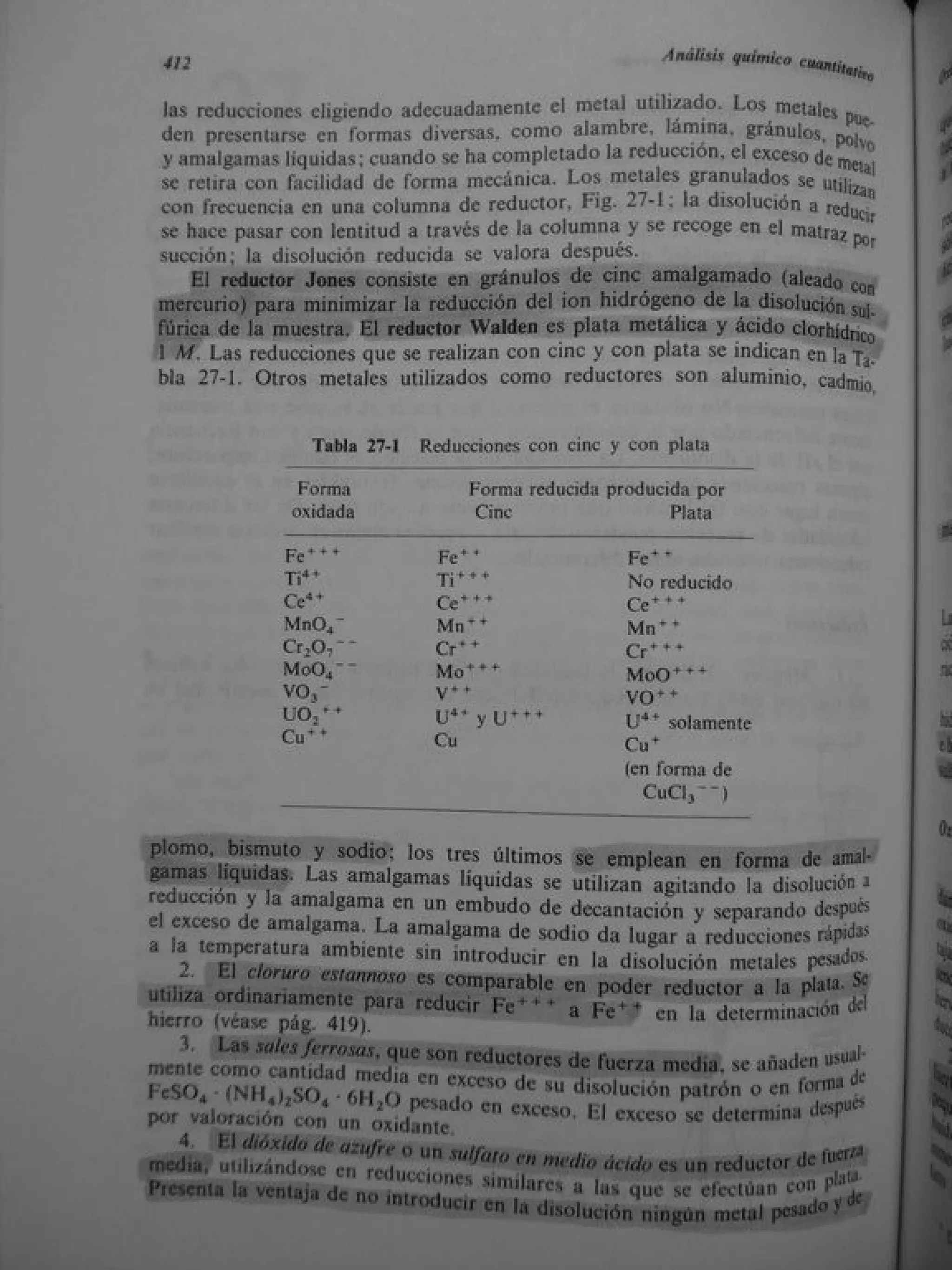 Analisis Quimico de AYRES