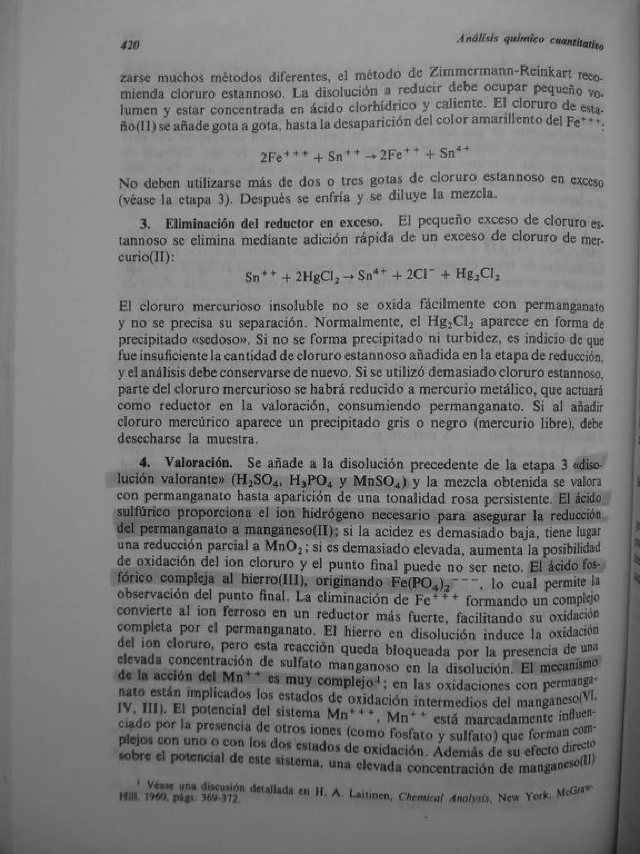 Analisis Quimico de AYRES