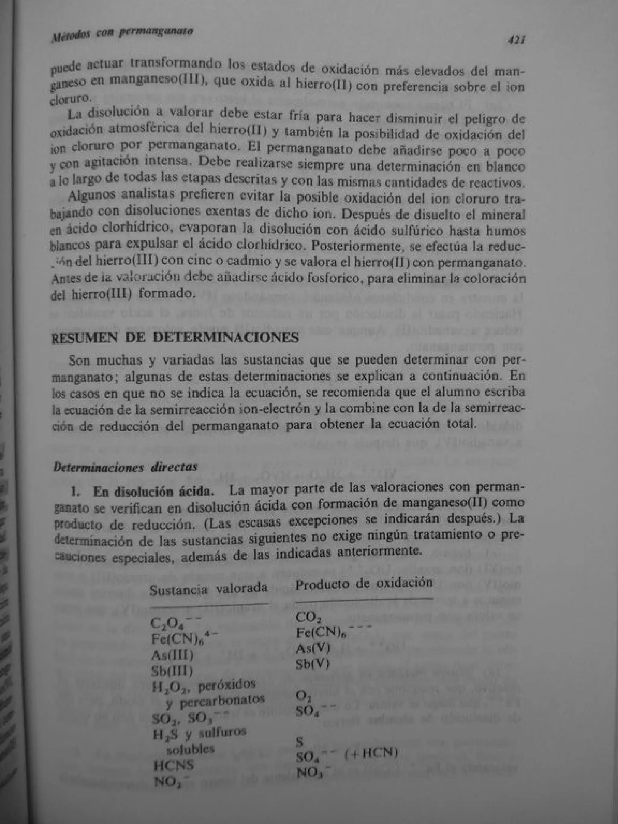 Analisis Quimico de AYRES
