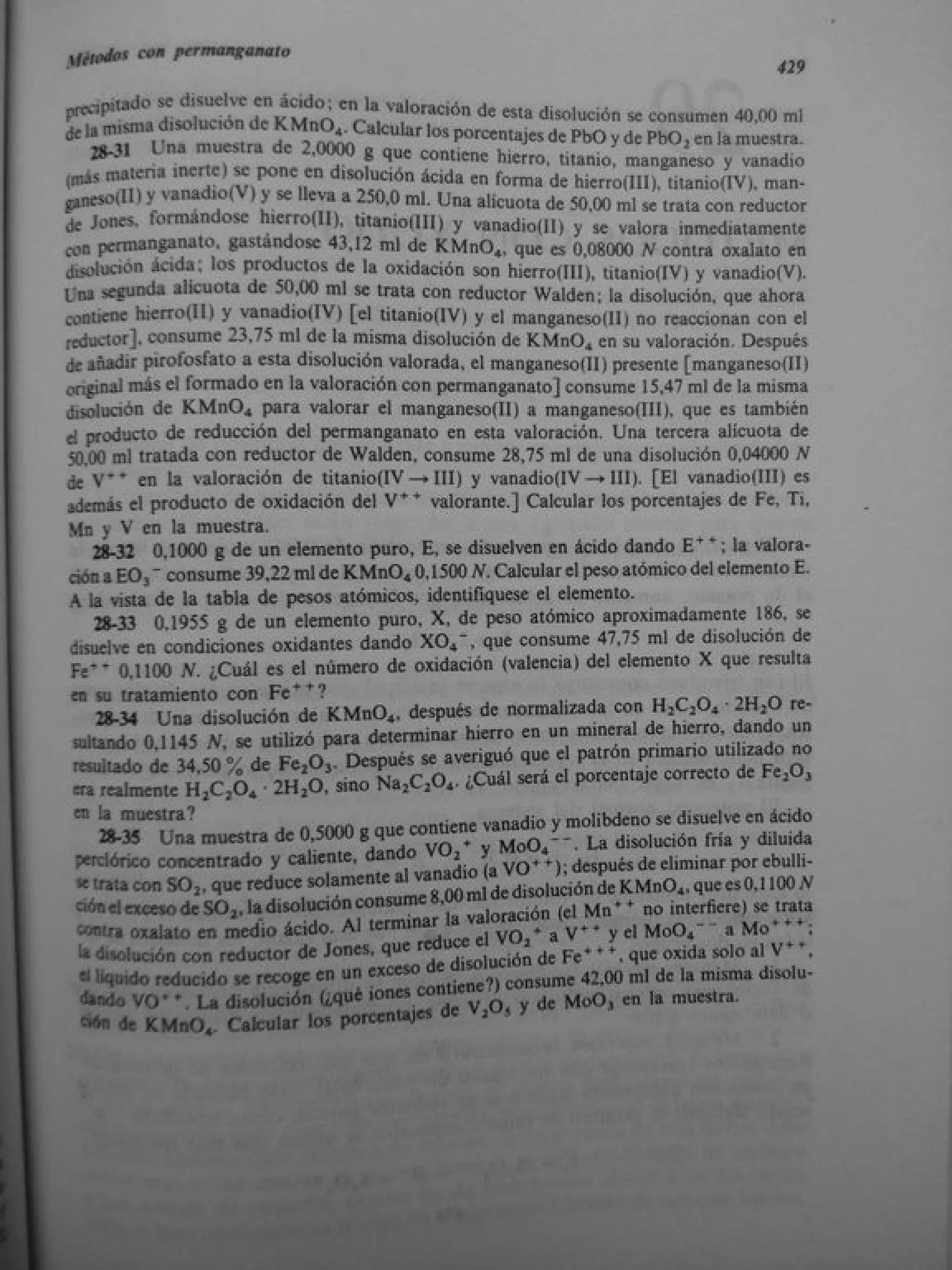 Analisis Quimico de AYRES