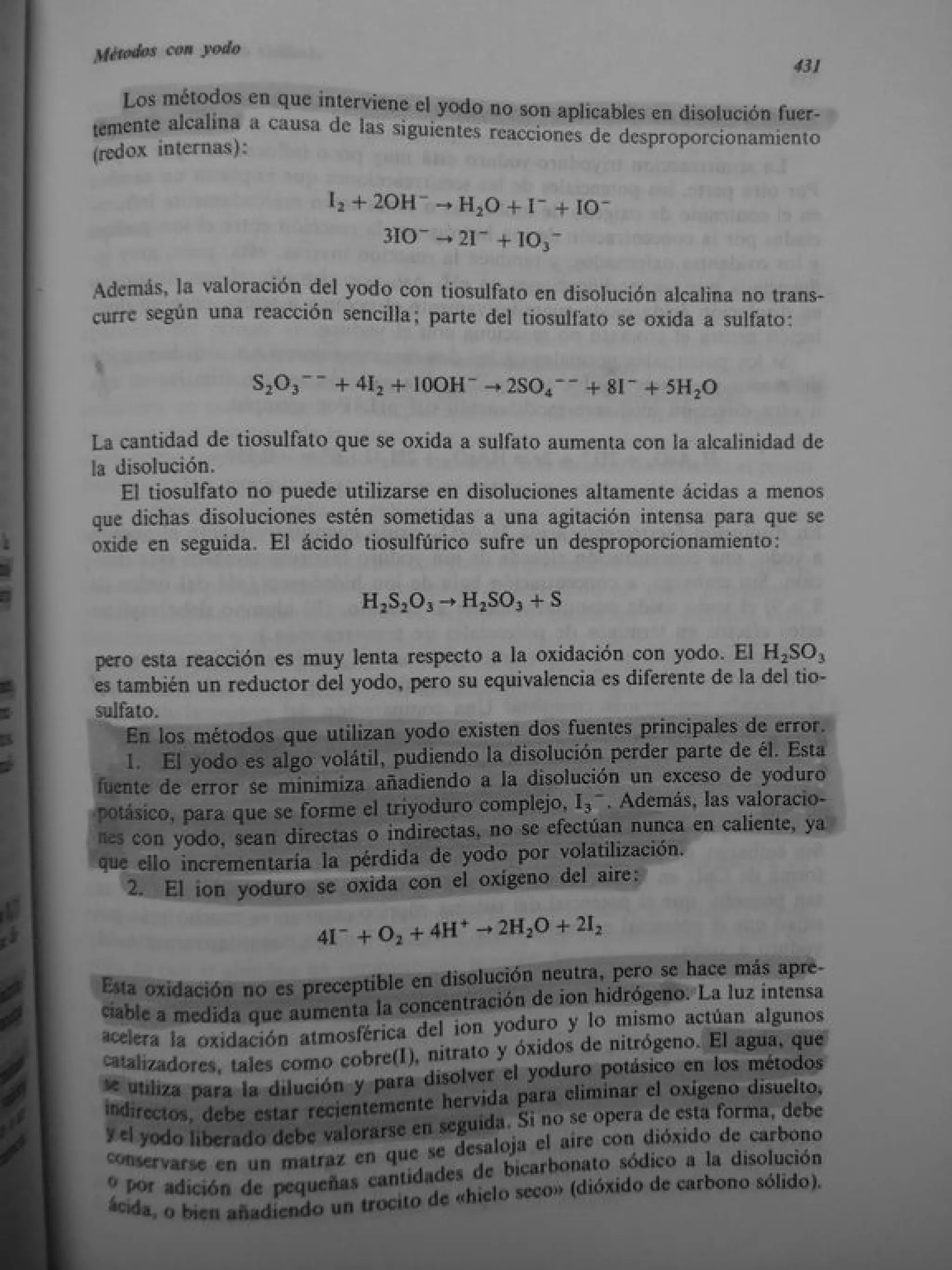 Analisis Quimico de AYRES