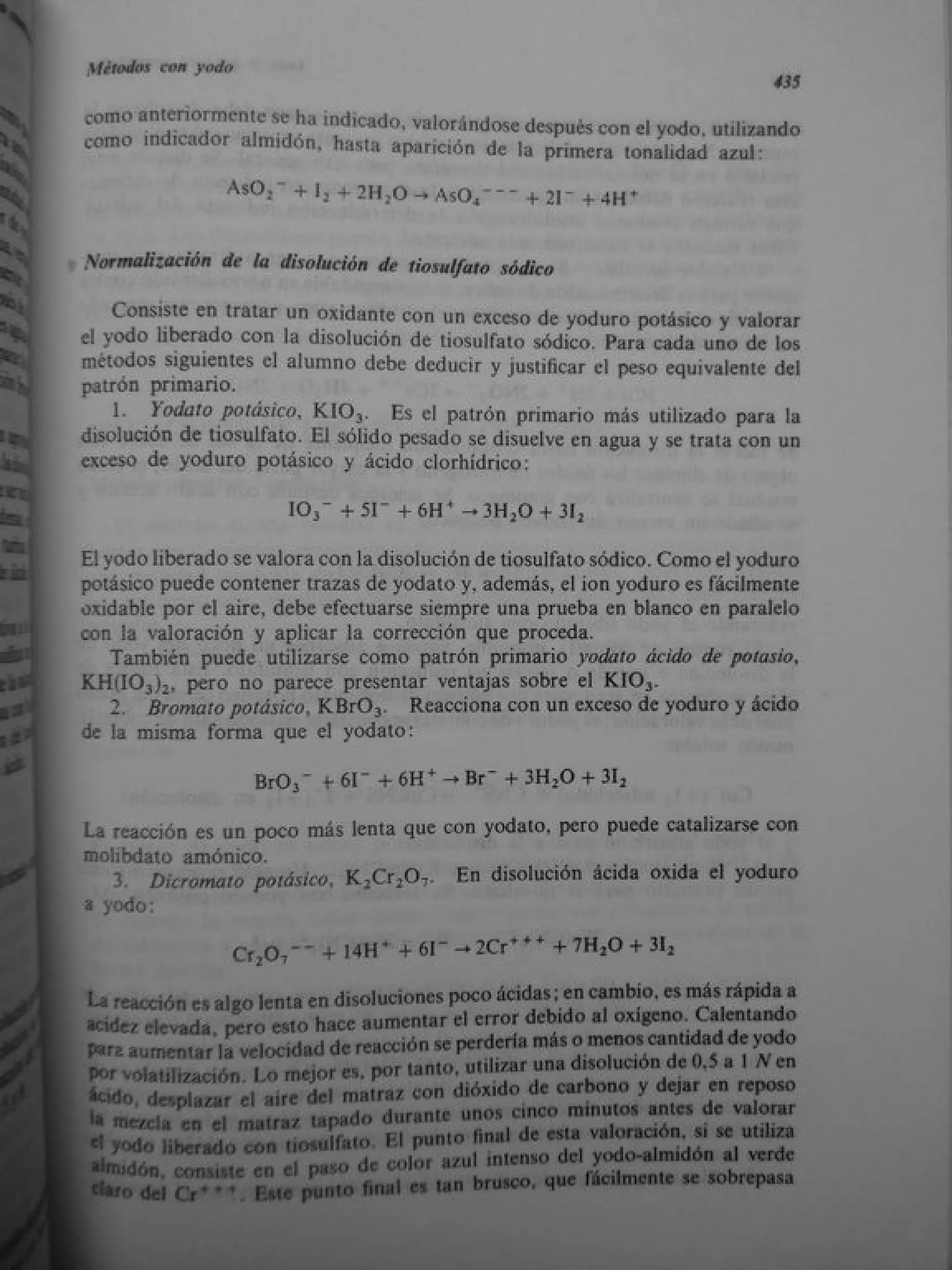 Analisis Quimico de AYRES