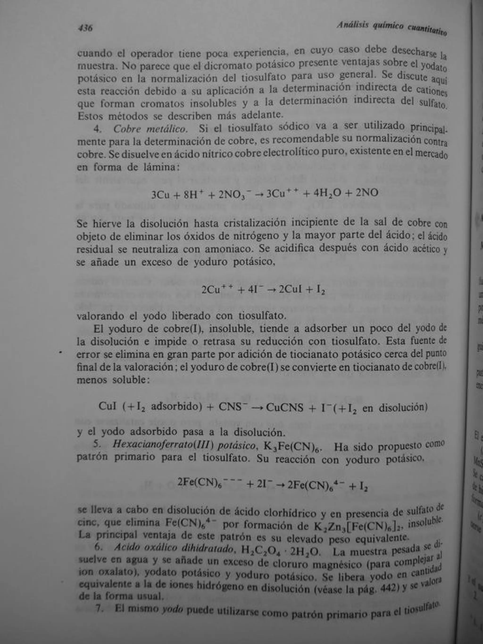 Analisis Quimico de AYRES