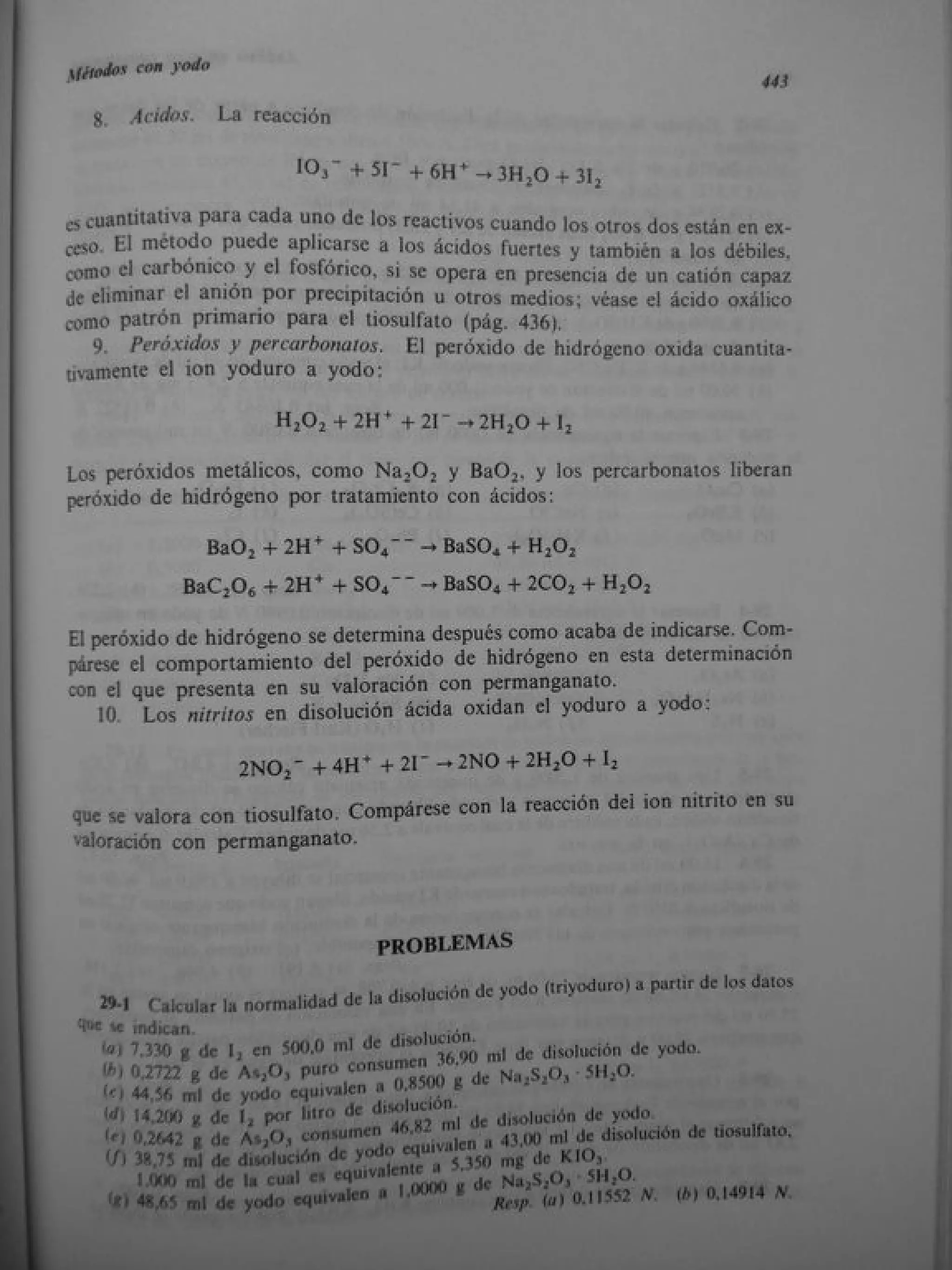 Analisis Quimico de AYRES