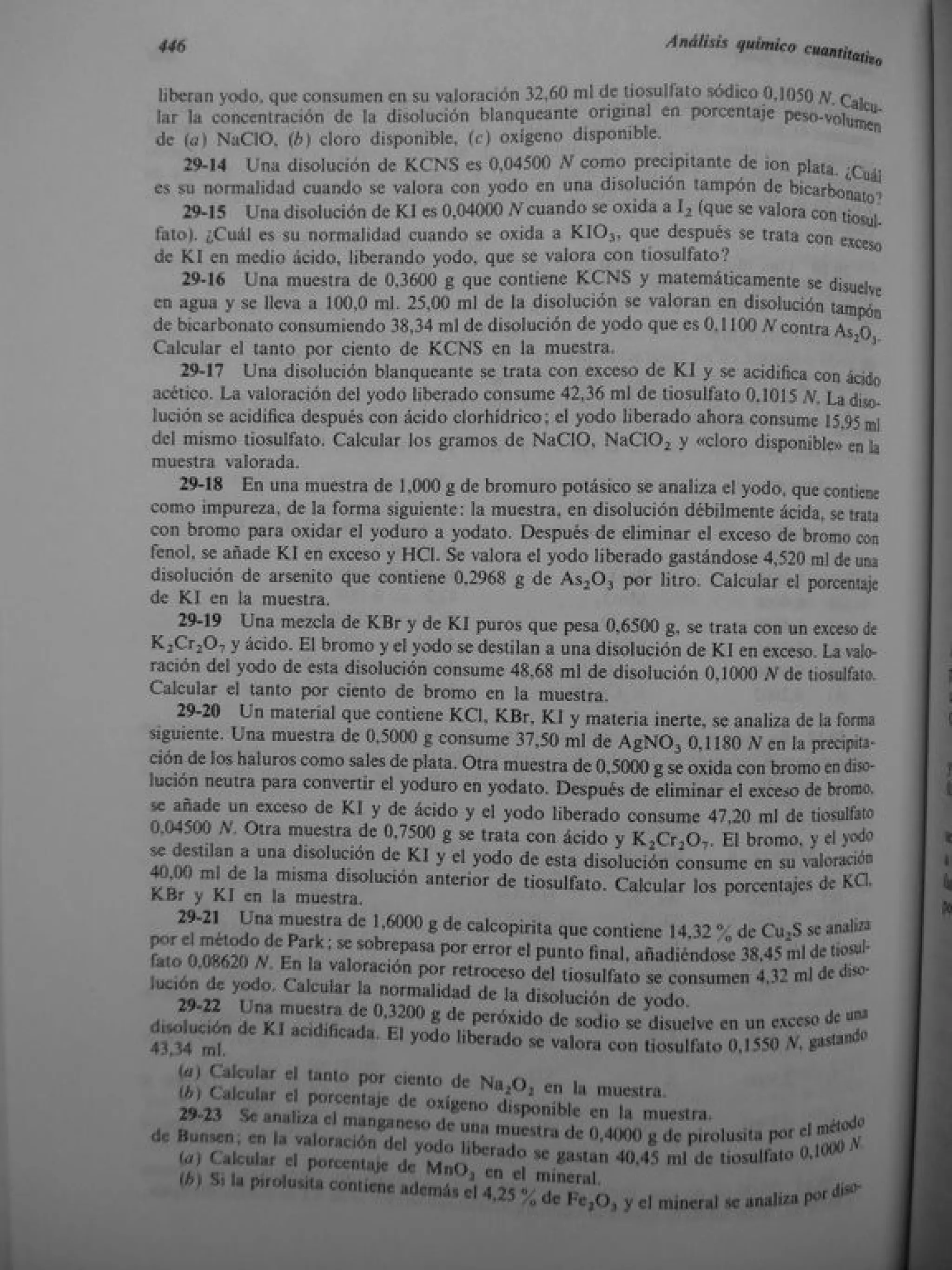 Analisis Quimico de AYRES