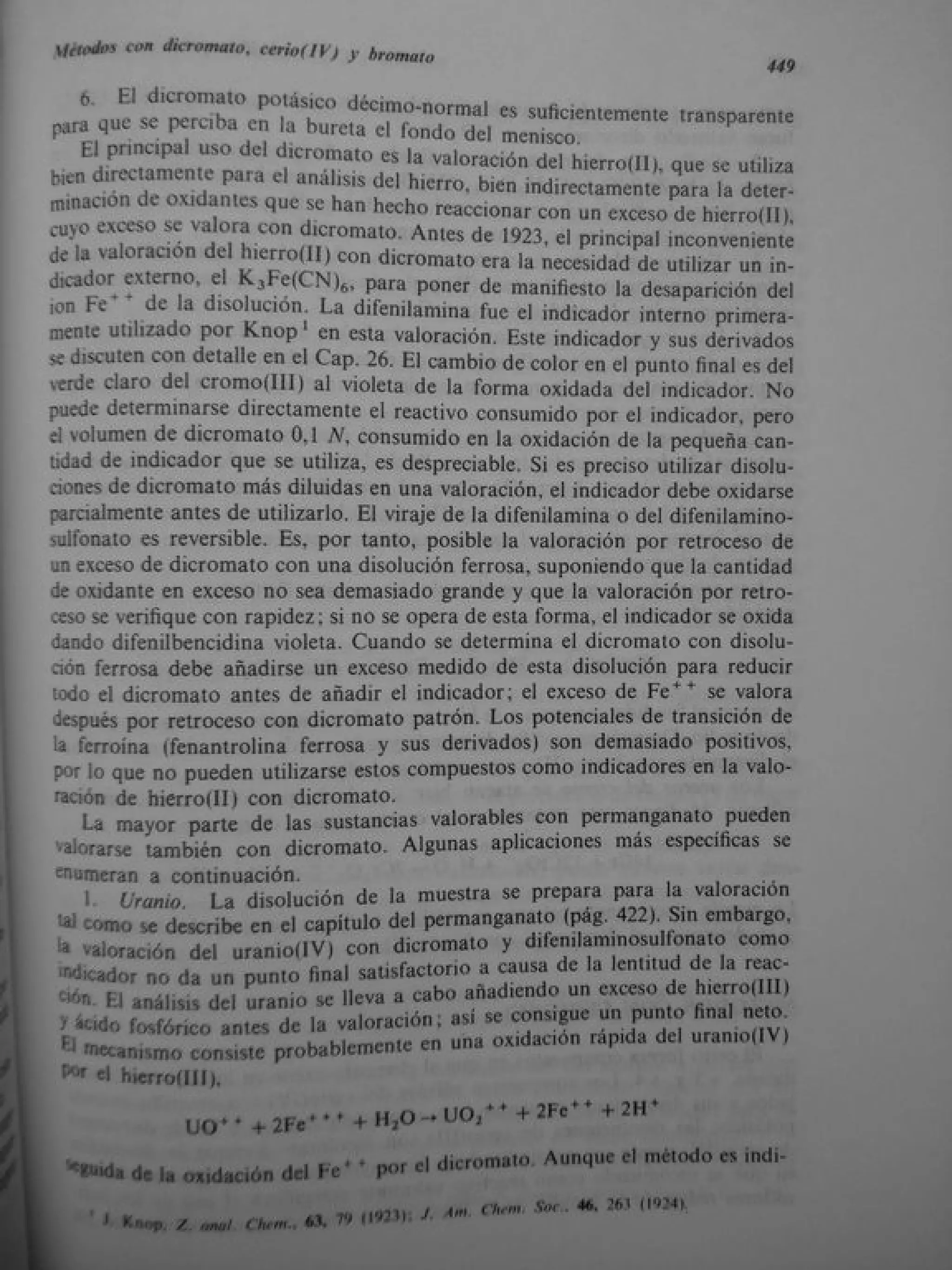 Analisis Quimico de AYRES