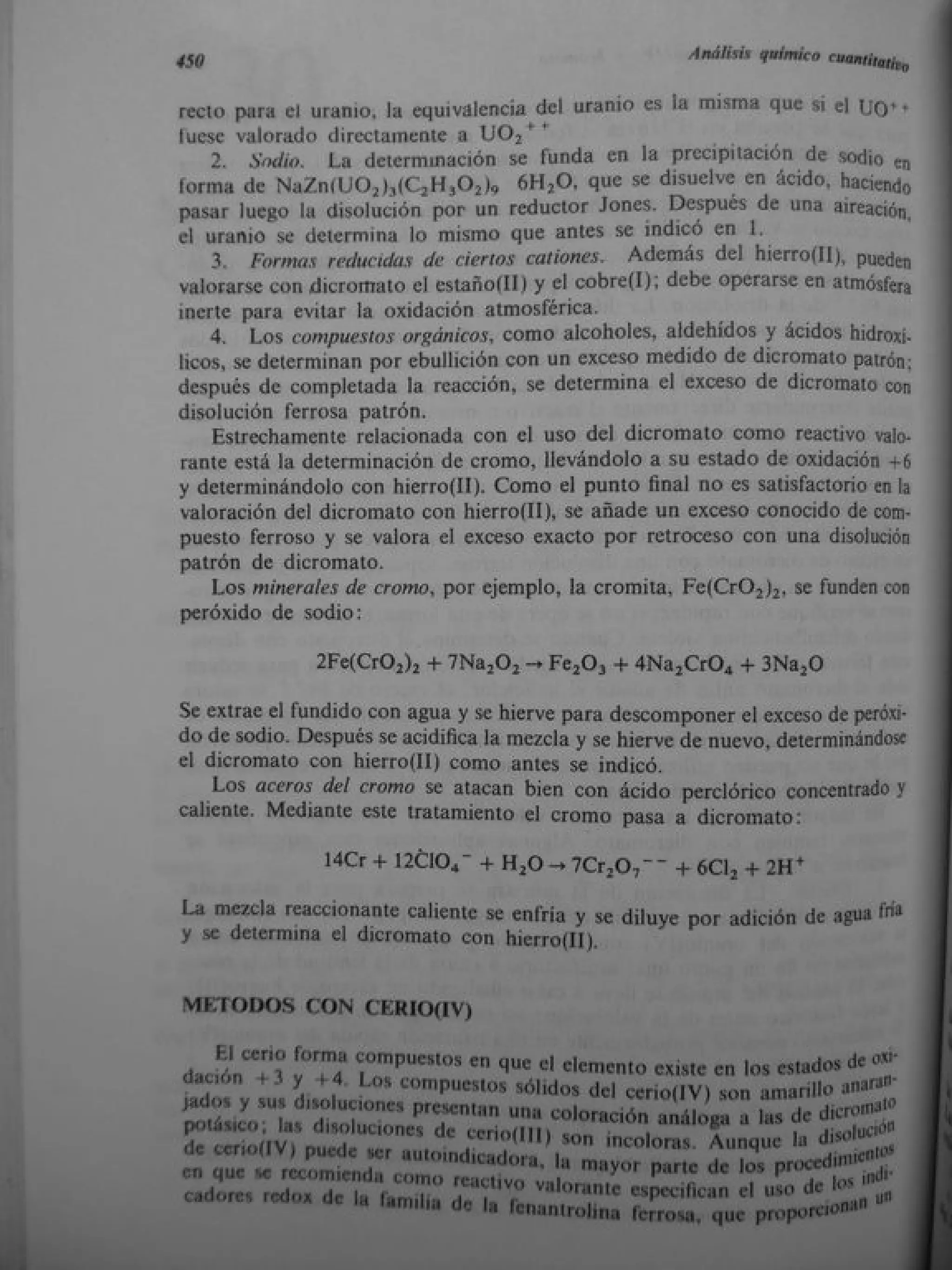 Analisis Quimico de AYRES