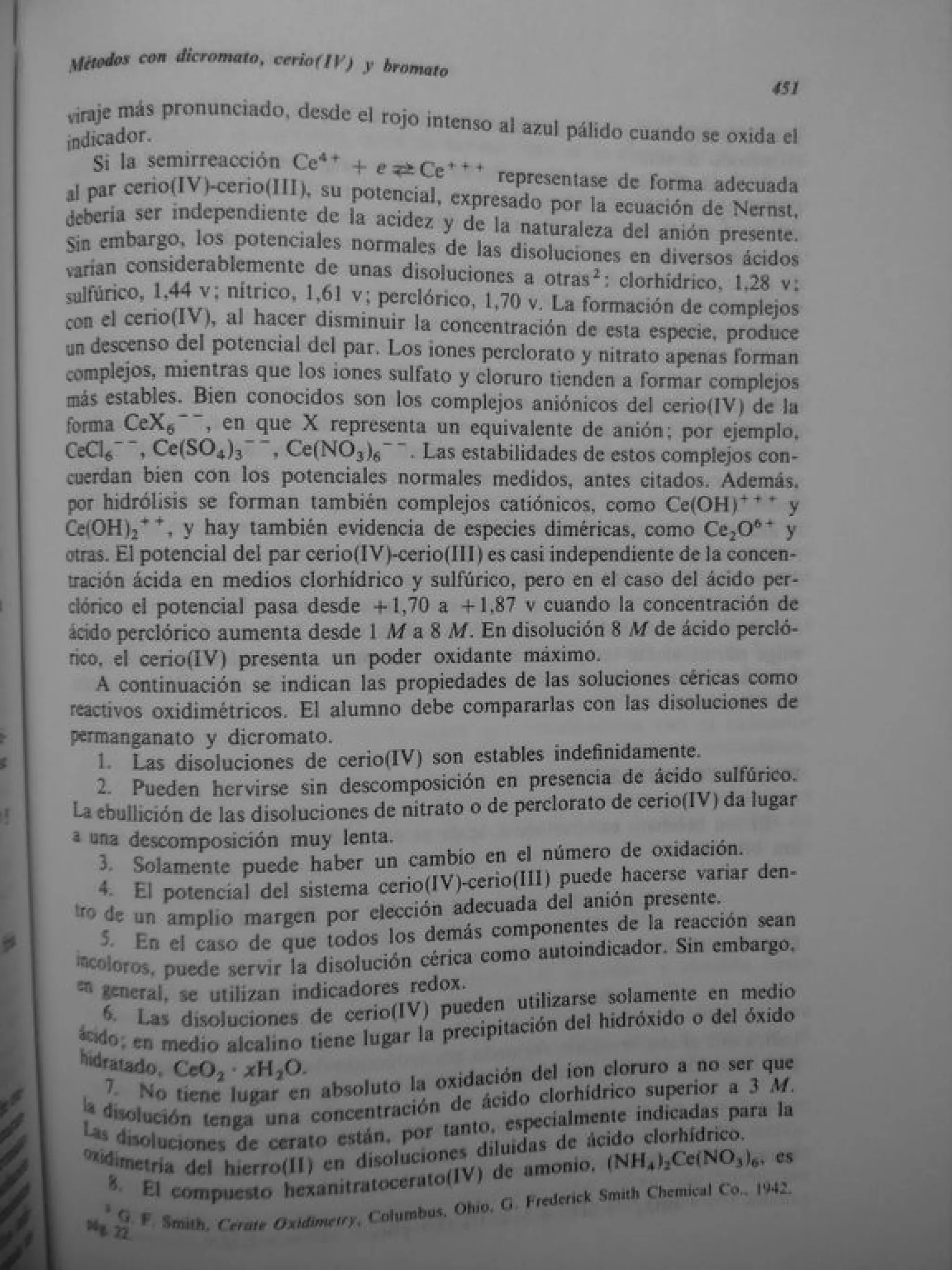 Analisis Quimico de AYRES