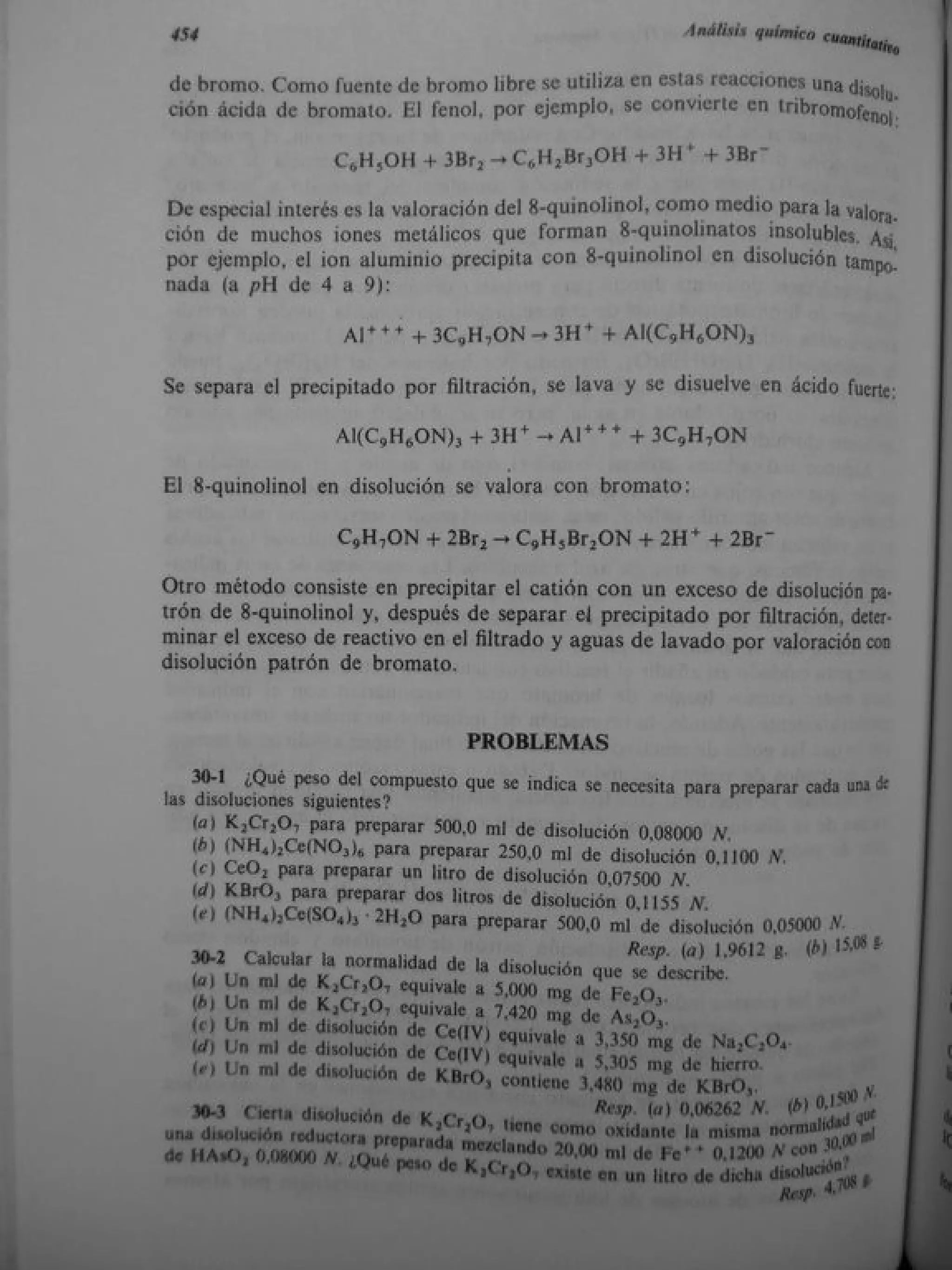 Analisis Quimico de AYRES