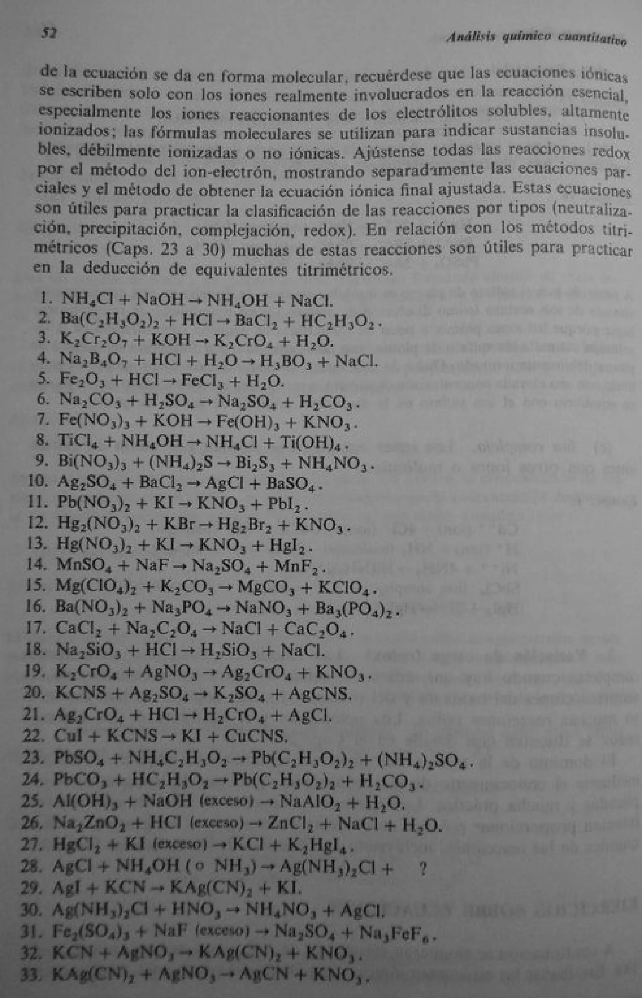 Analisis Quimico de AYRES