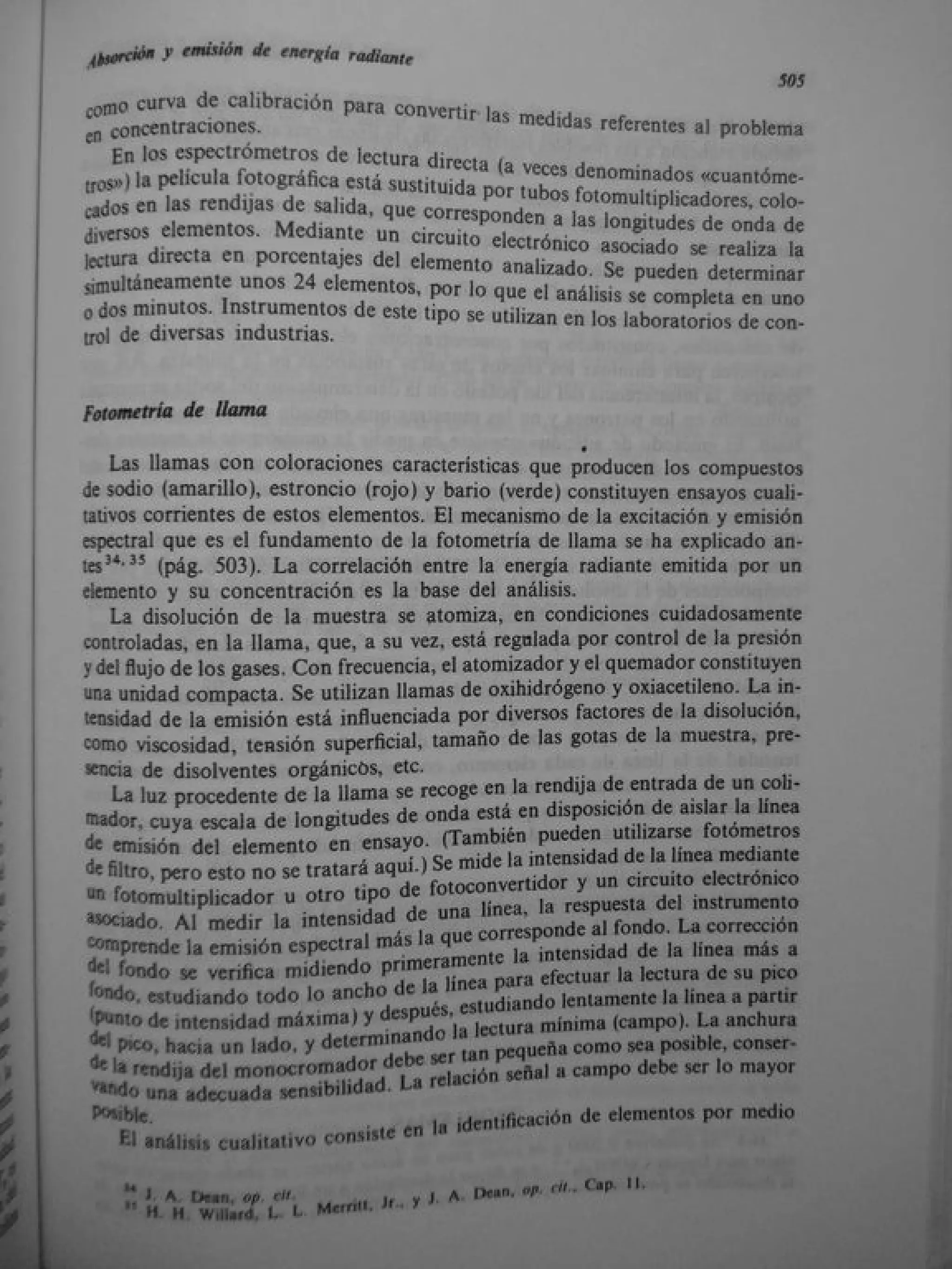 Analisis Quimico de AYRES