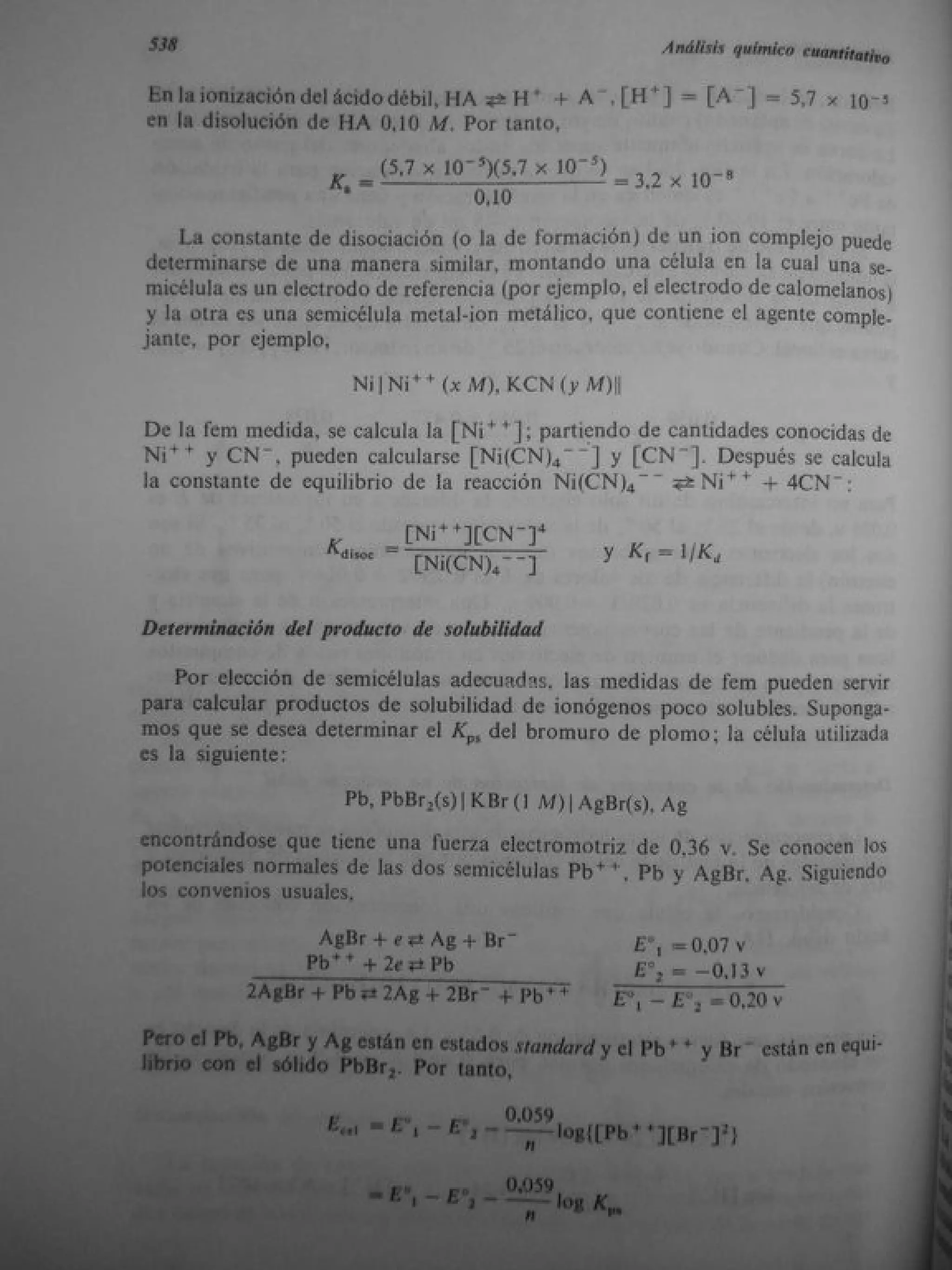 Analisis Quimico de AYRES