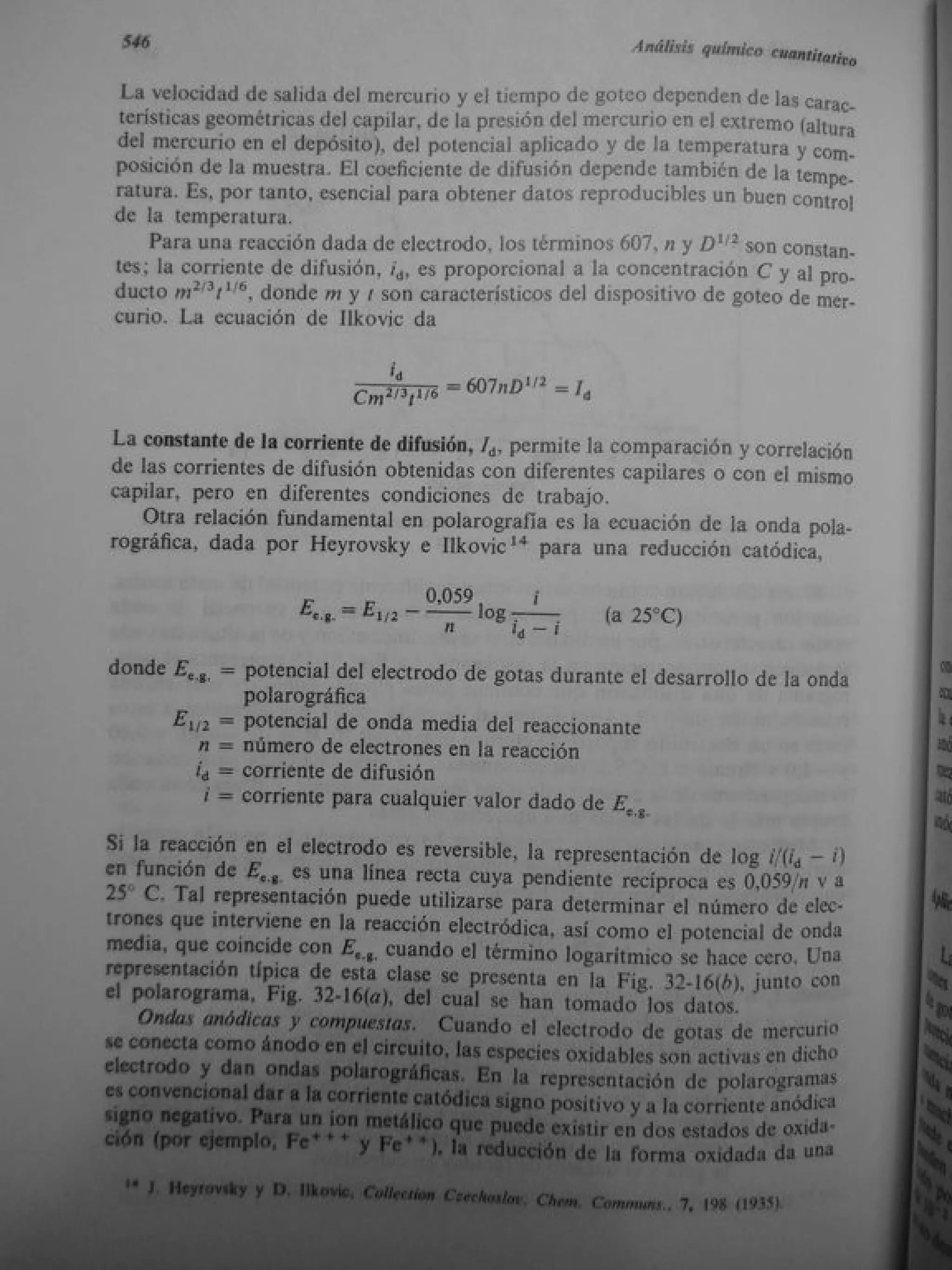 Analisis Quimico de AYRES