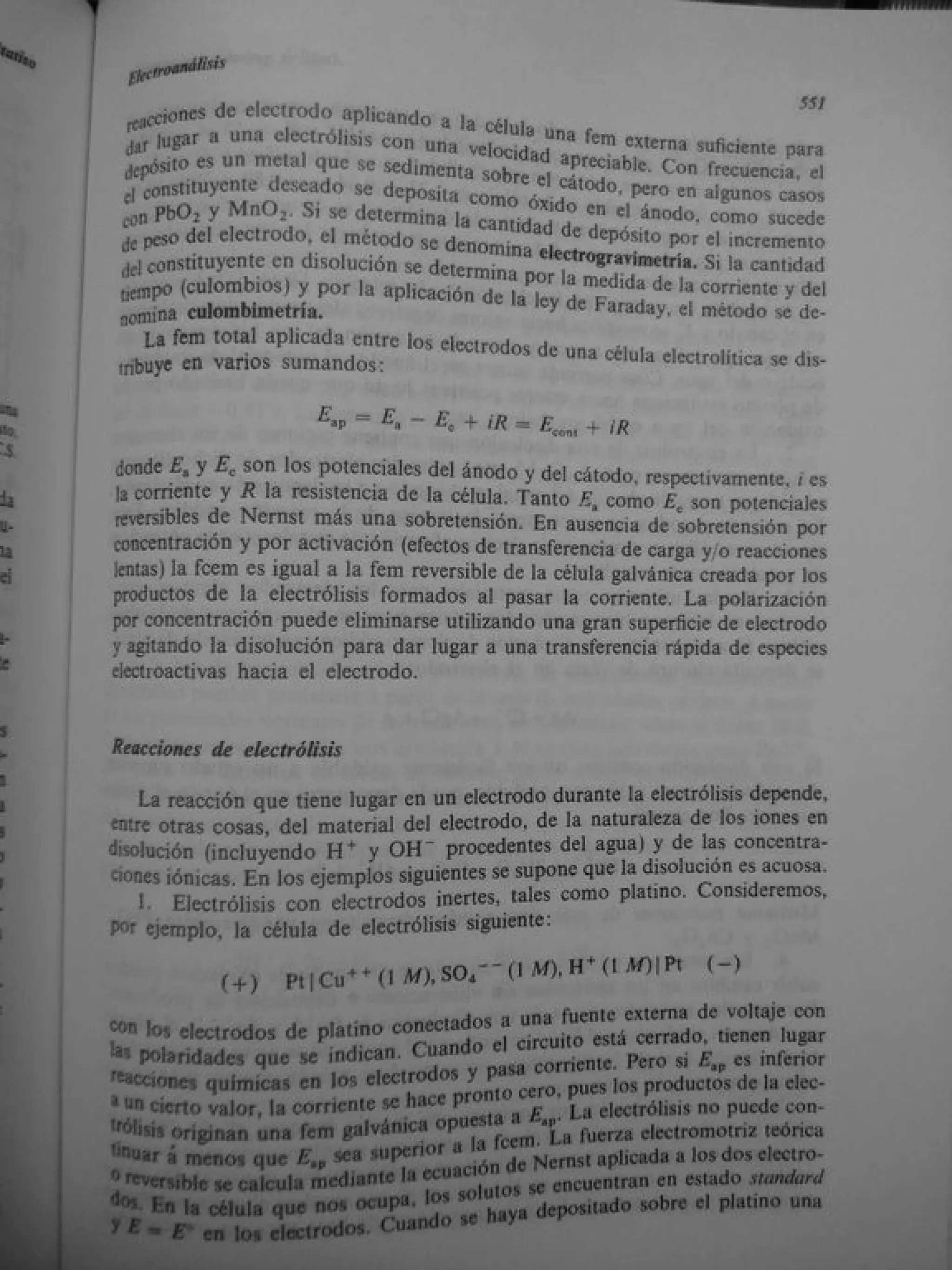 Analisis Quimico de AYRES