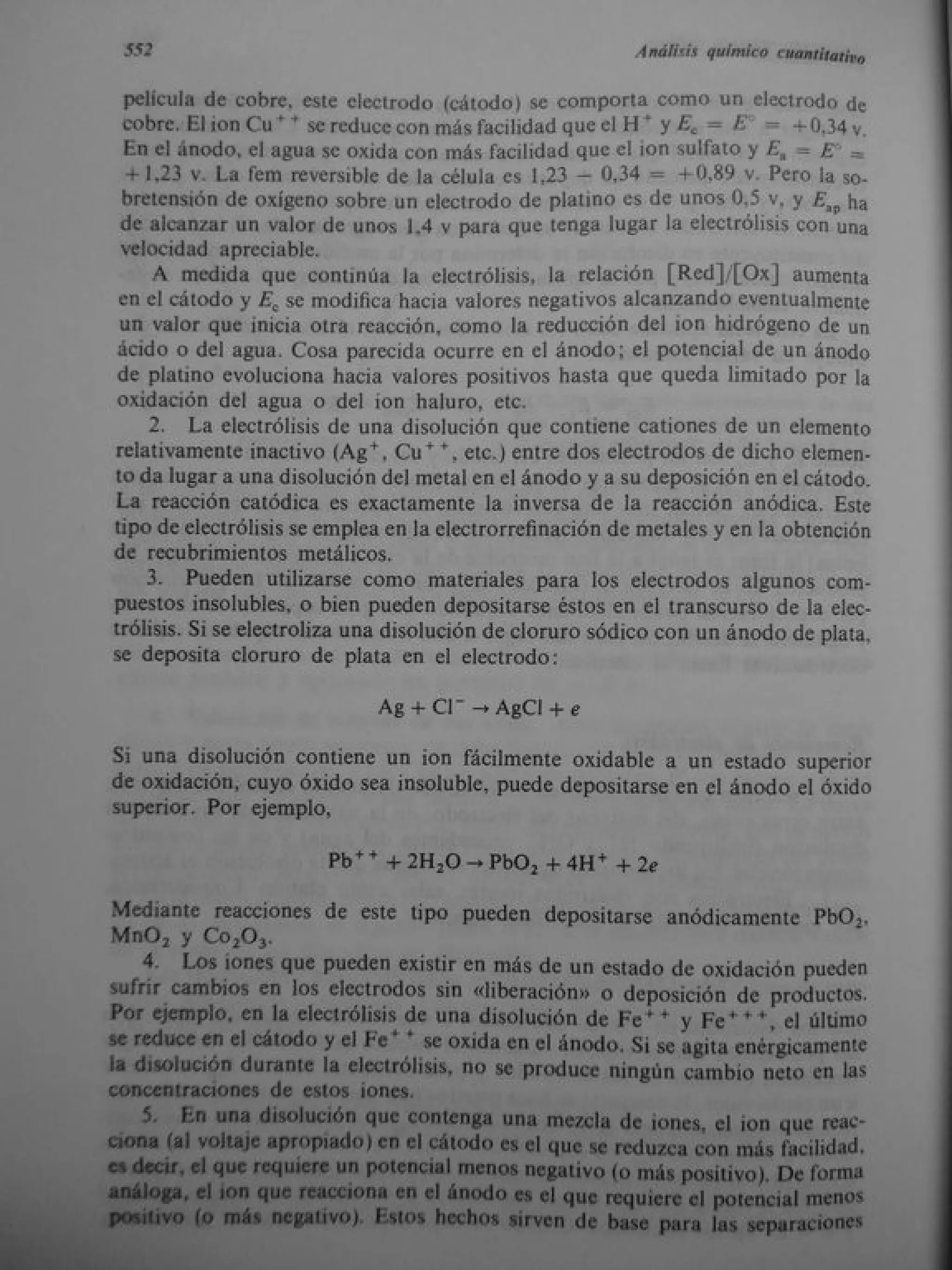 Analisis Quimico de AYRES