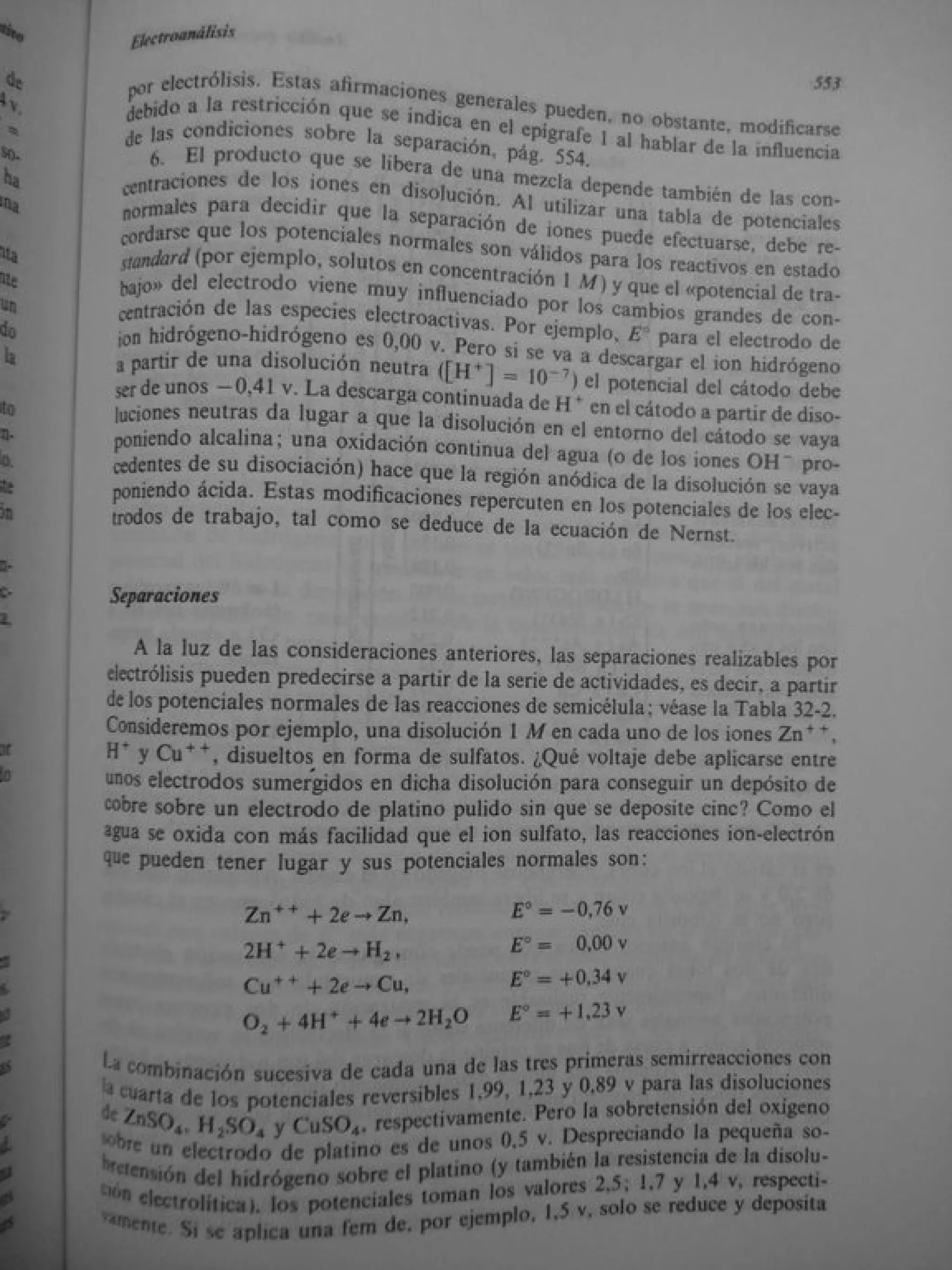 Analisis Quimico de AYRES