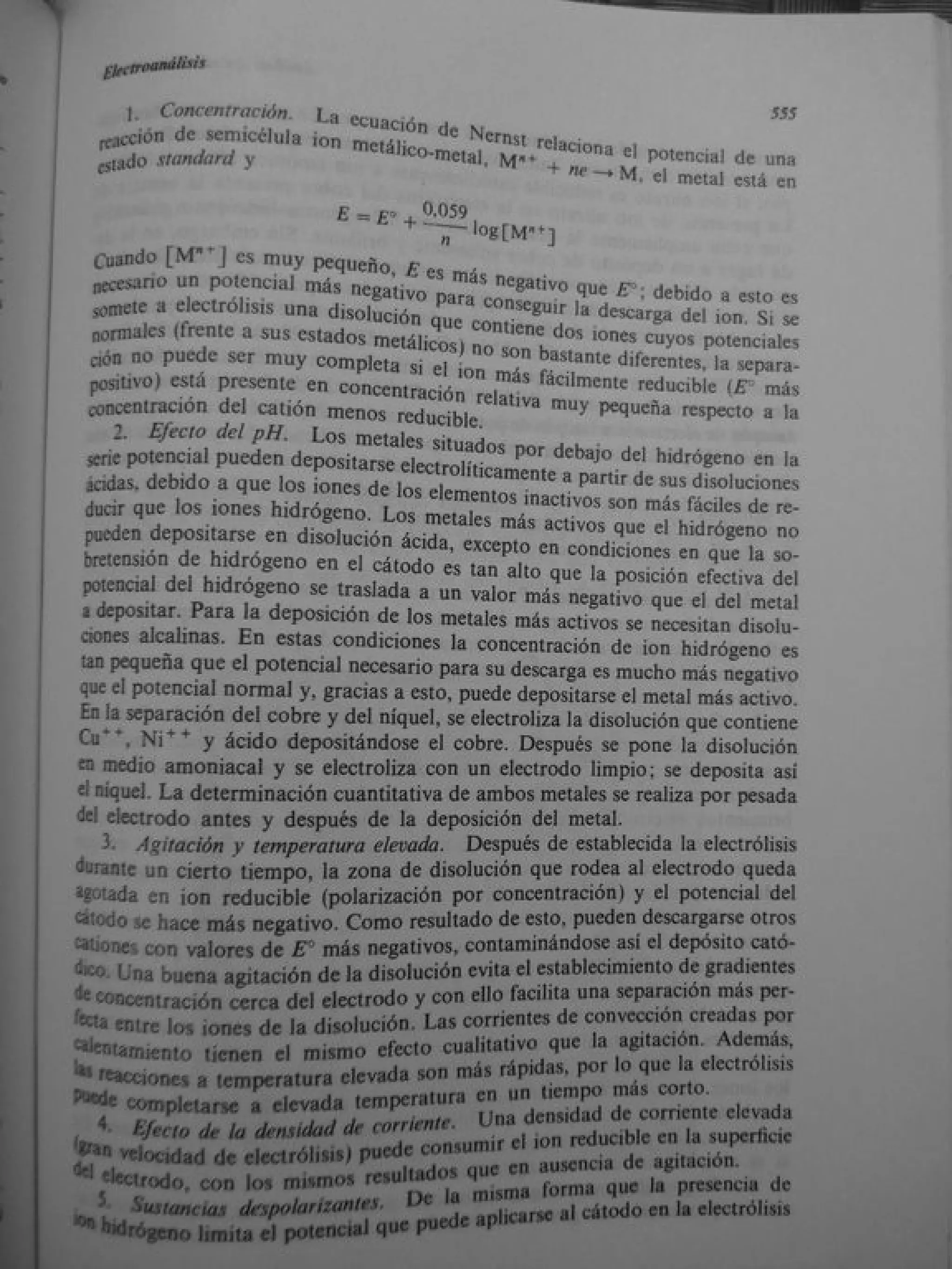 Analisis Quimico de AYRES