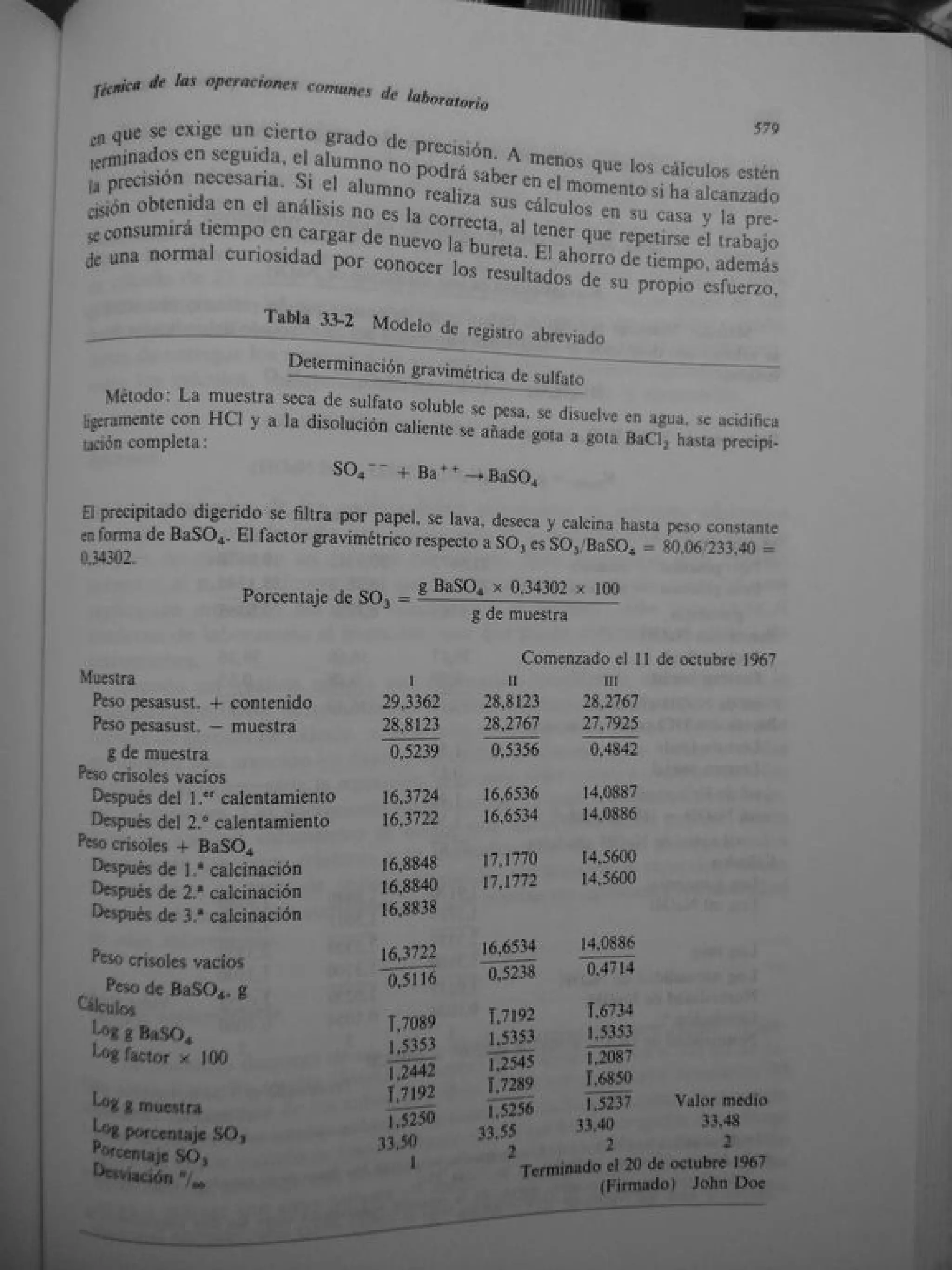 Analisis Quimico de AYRES