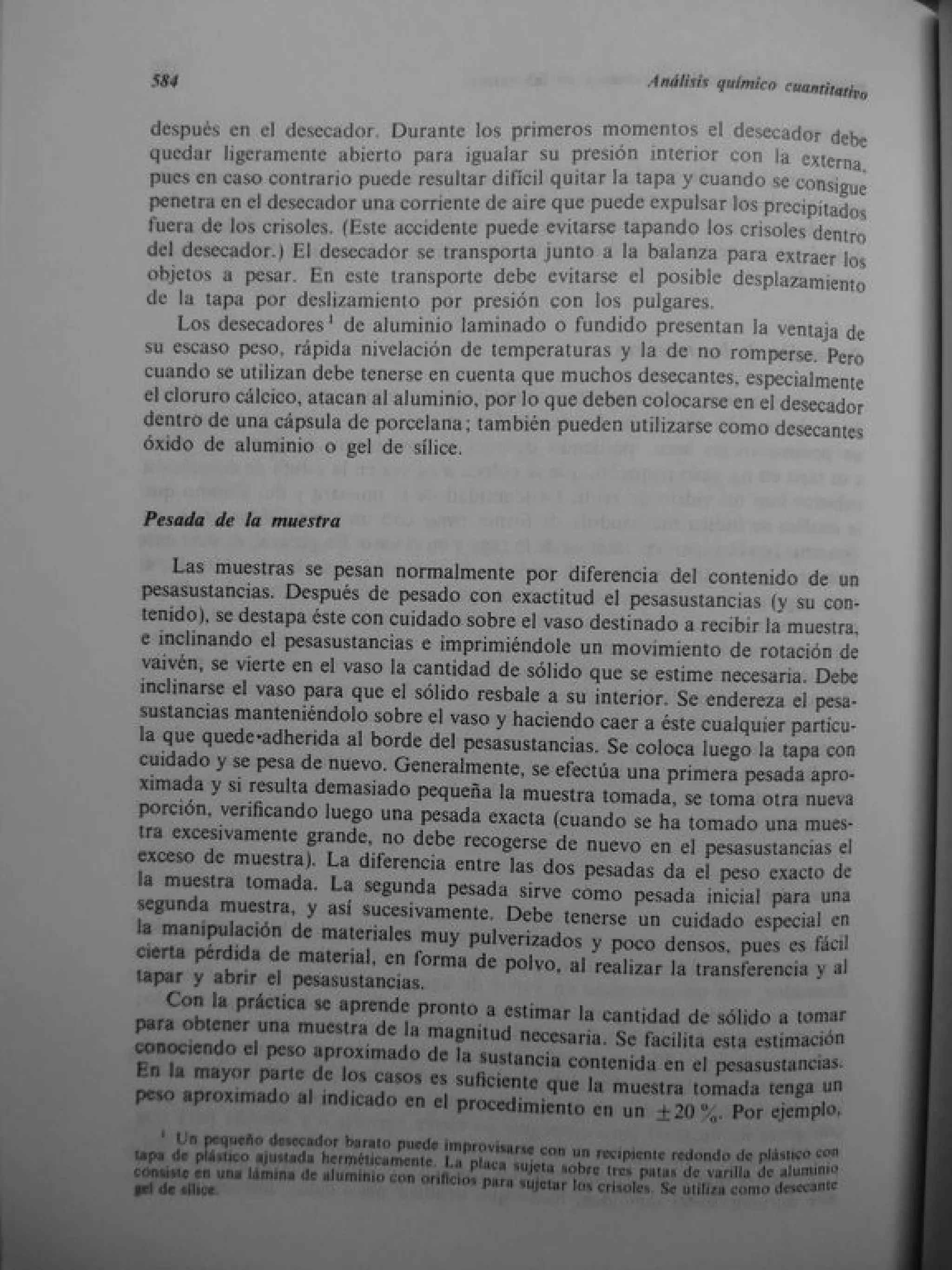 Analisis Quimico de AYRES