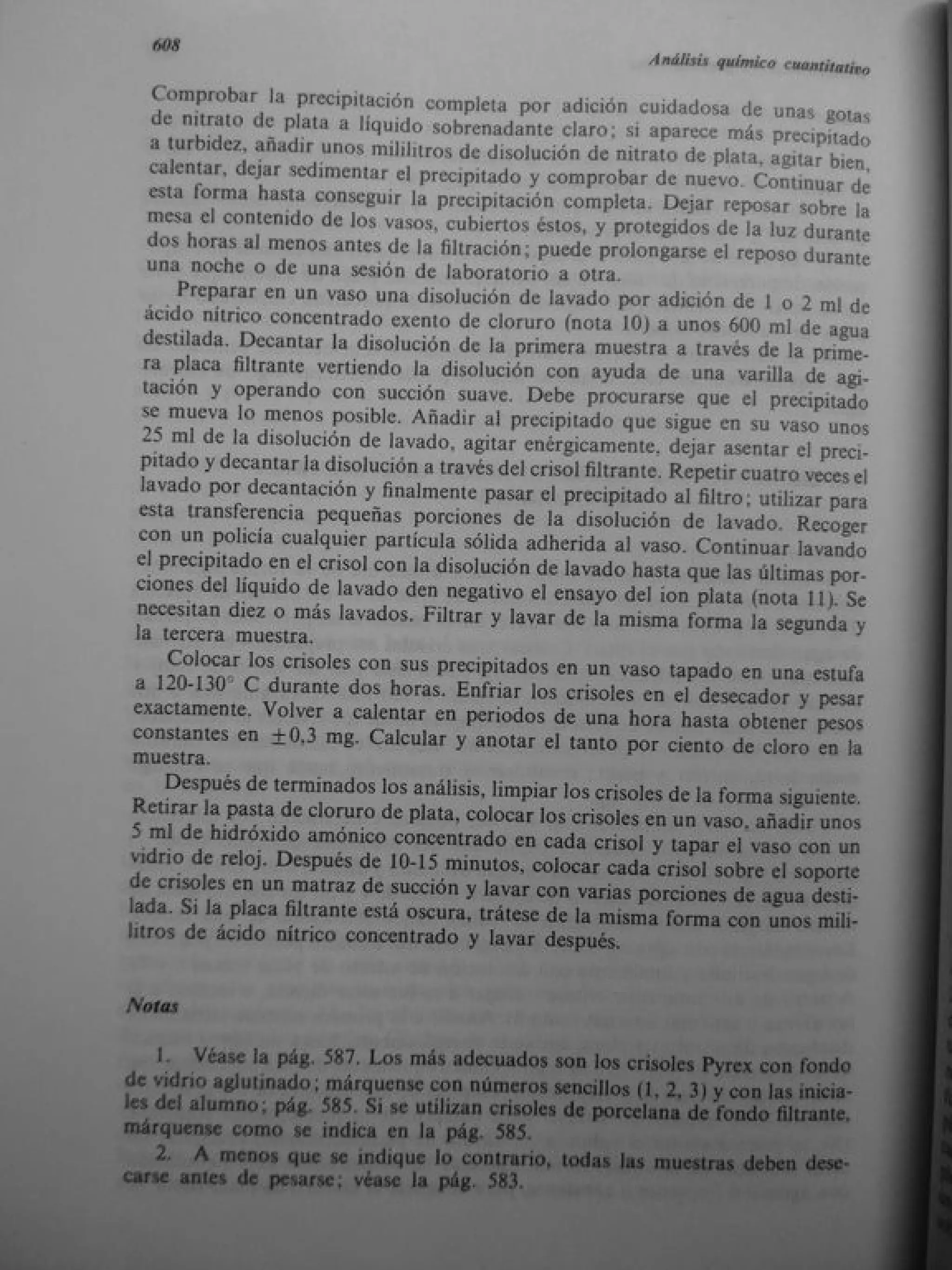 Analisis Quimico de AYRES