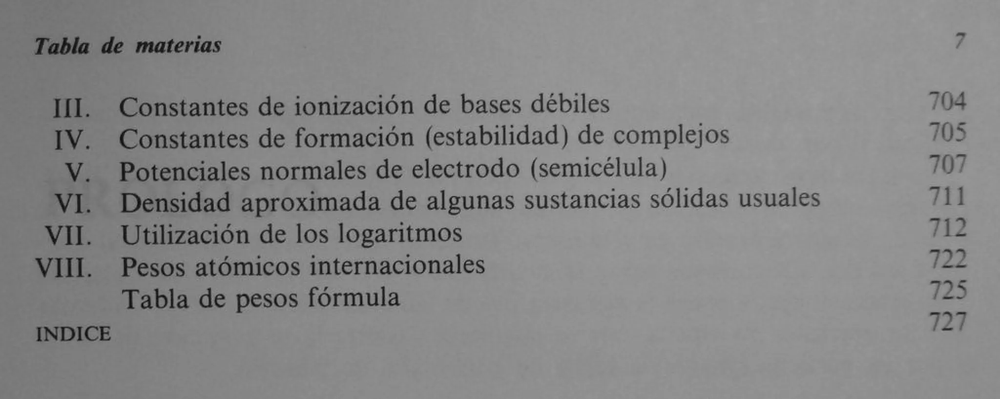 Analisis Quimico de AYRES