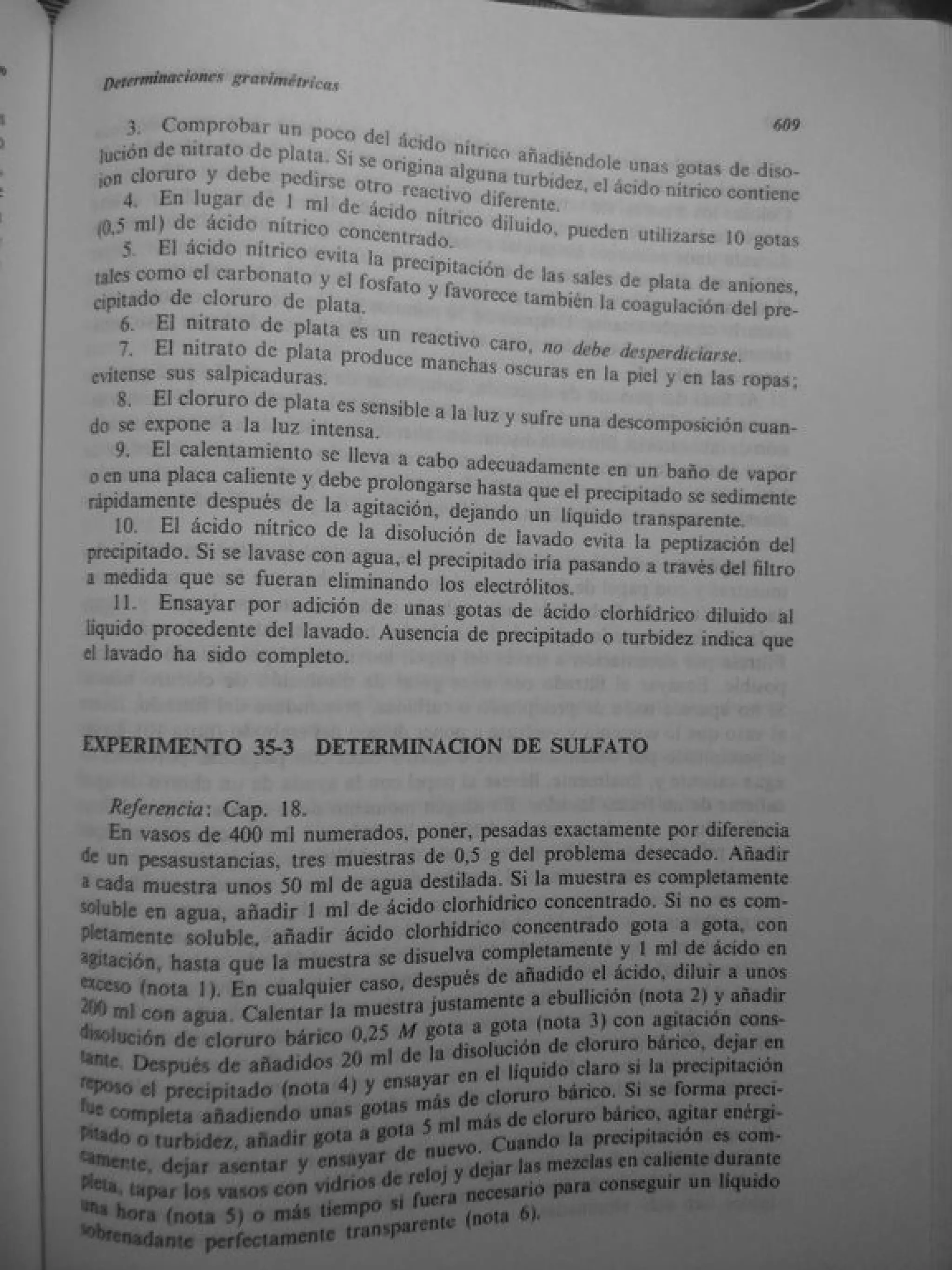 Analisis Quimico de AYRES