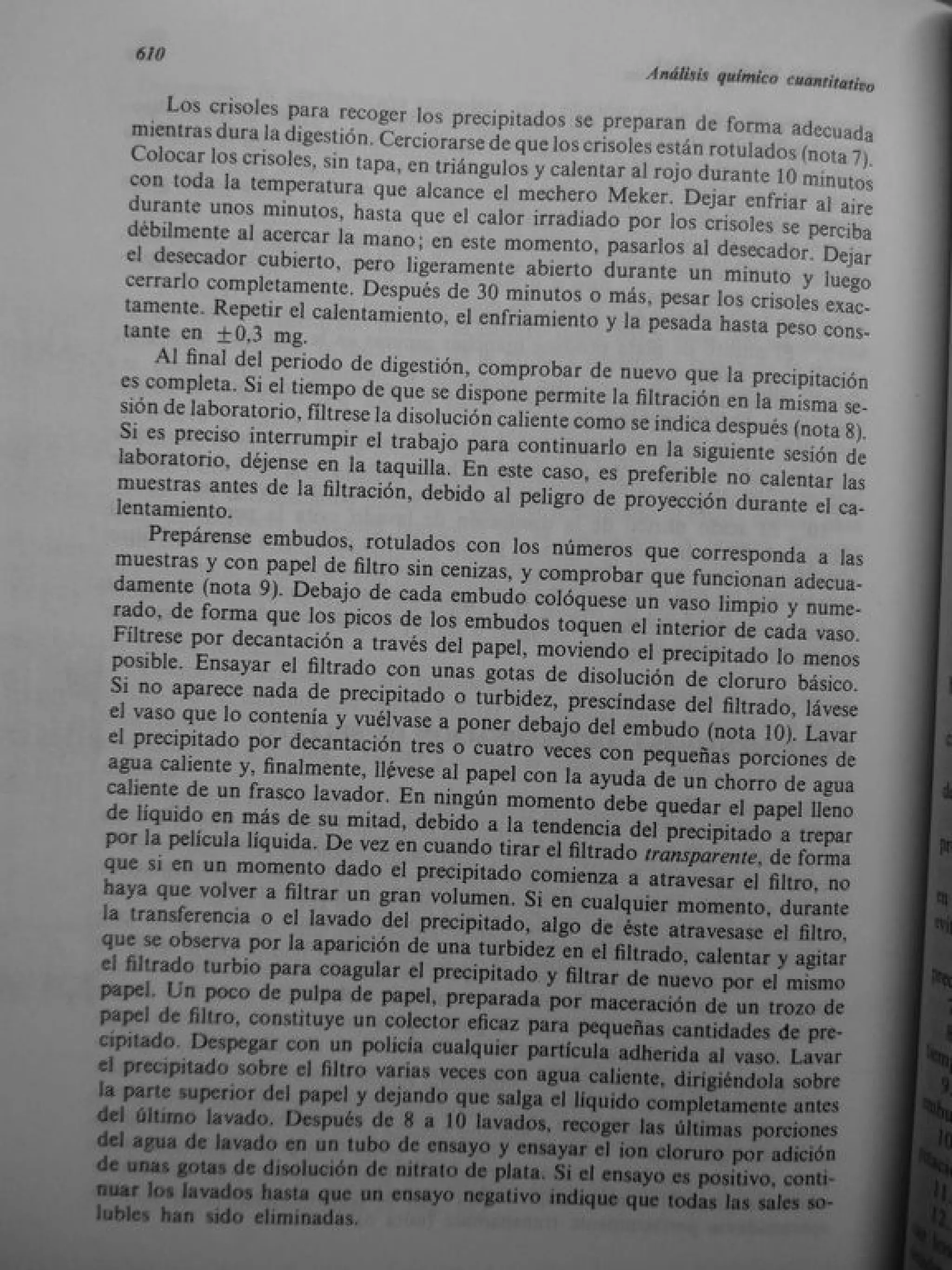 Analisis Quimico de AYRES