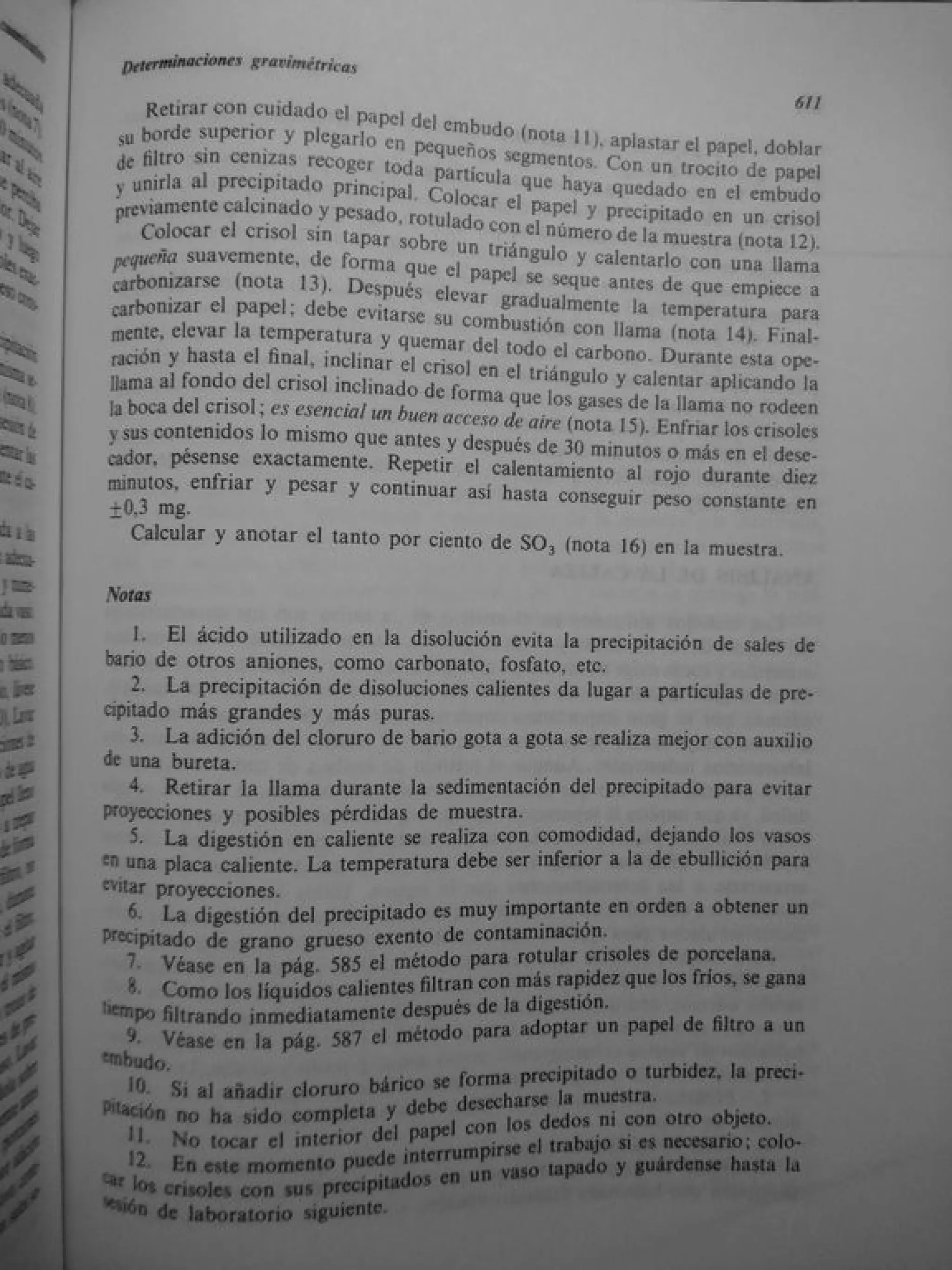 Analisis Quimico de AYRES