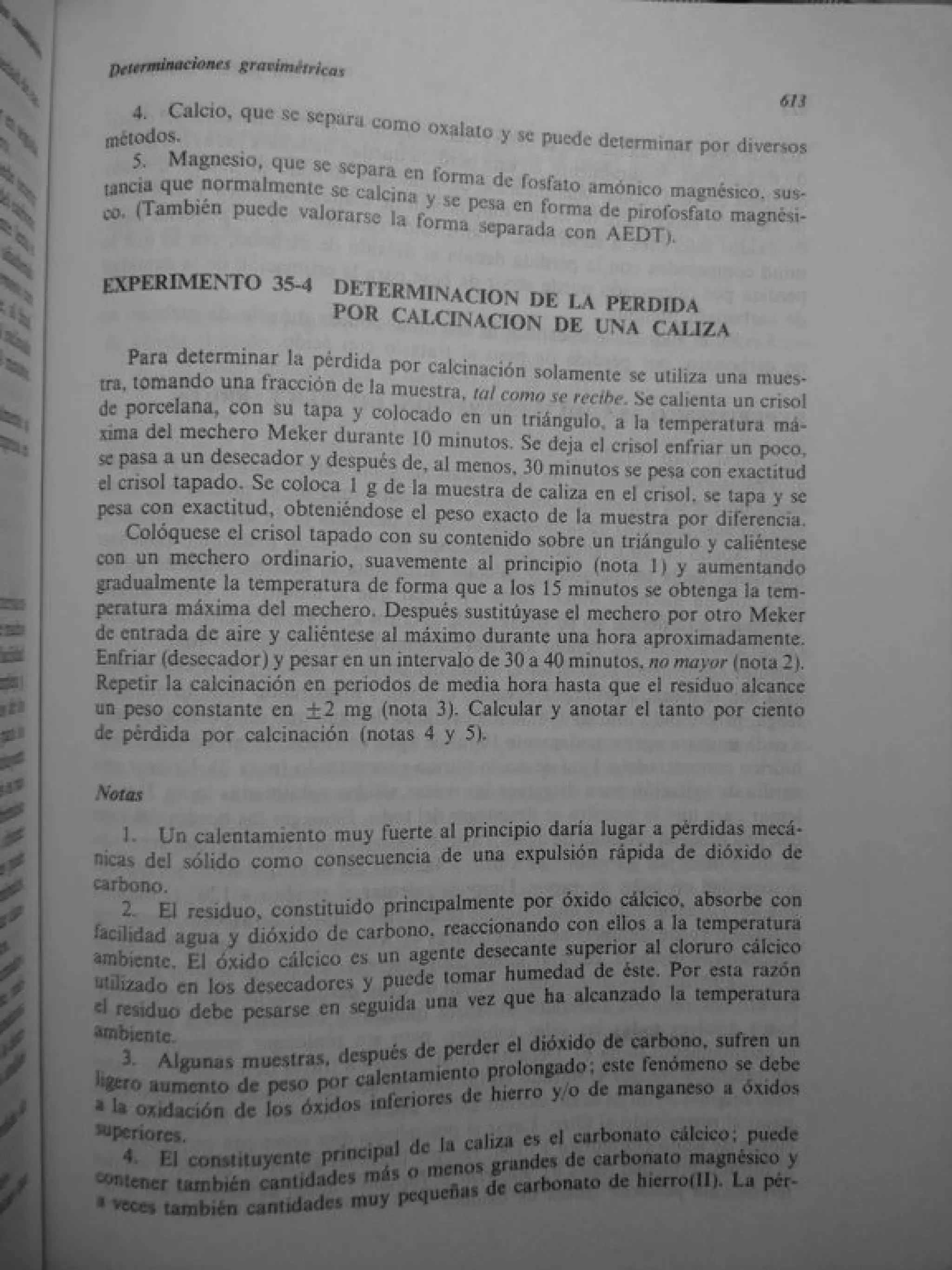 Analisis Quimico de AYRES