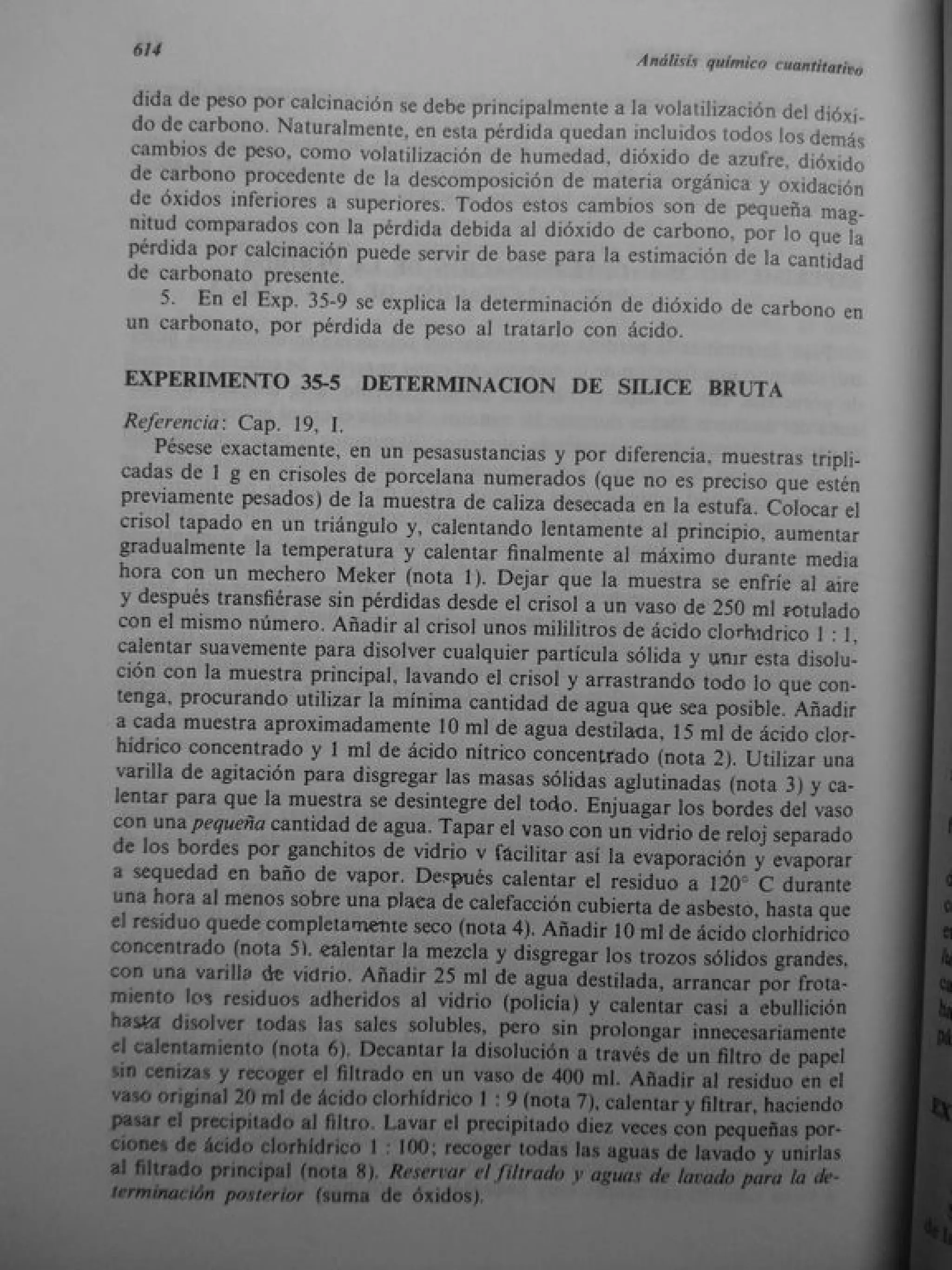 Analisis Quimico de AYRES