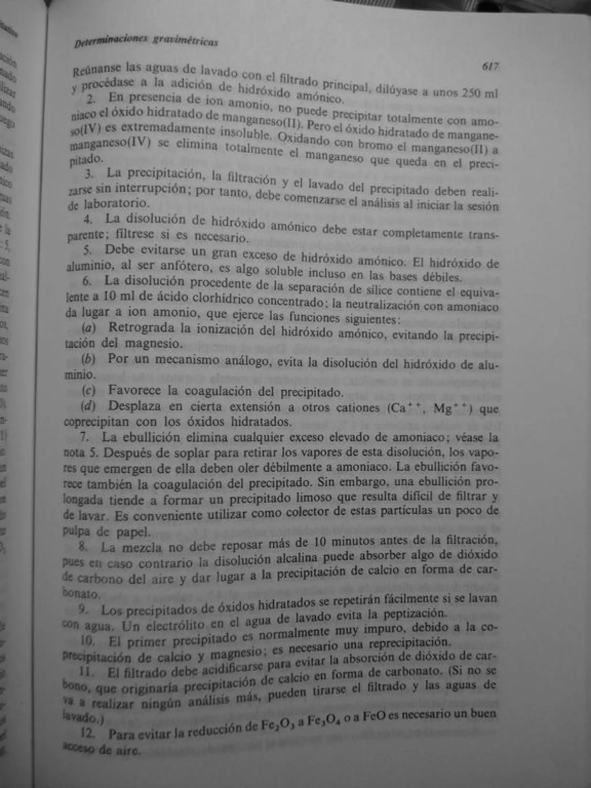 Analisis Quimico de AYRES