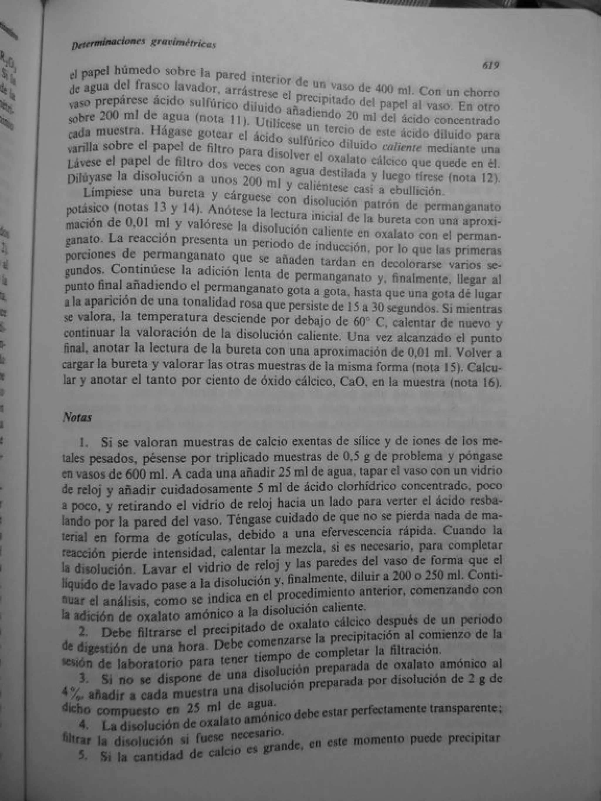 Analisis Quimico de AYRES