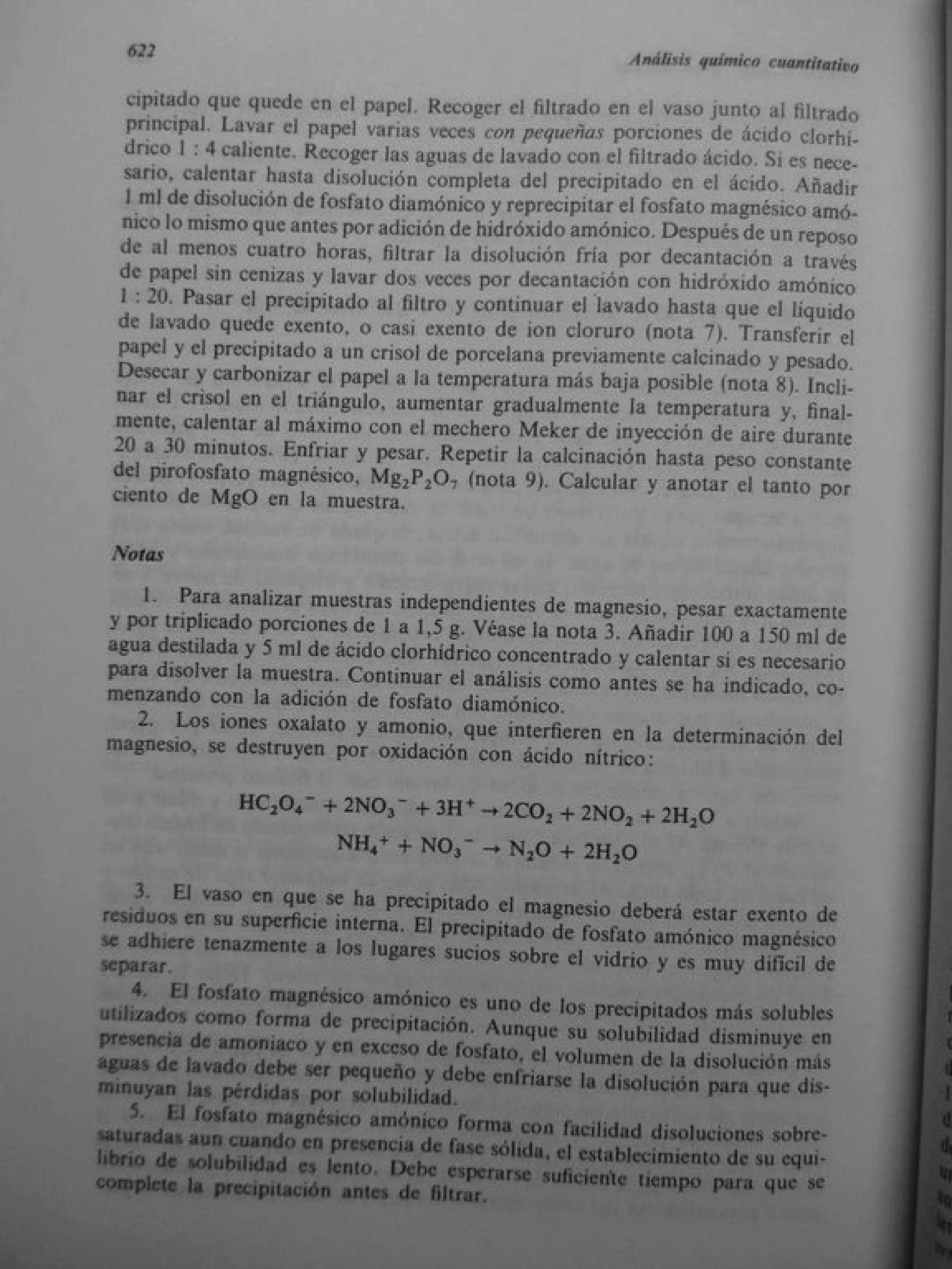 Analisis Quimico de AYRES