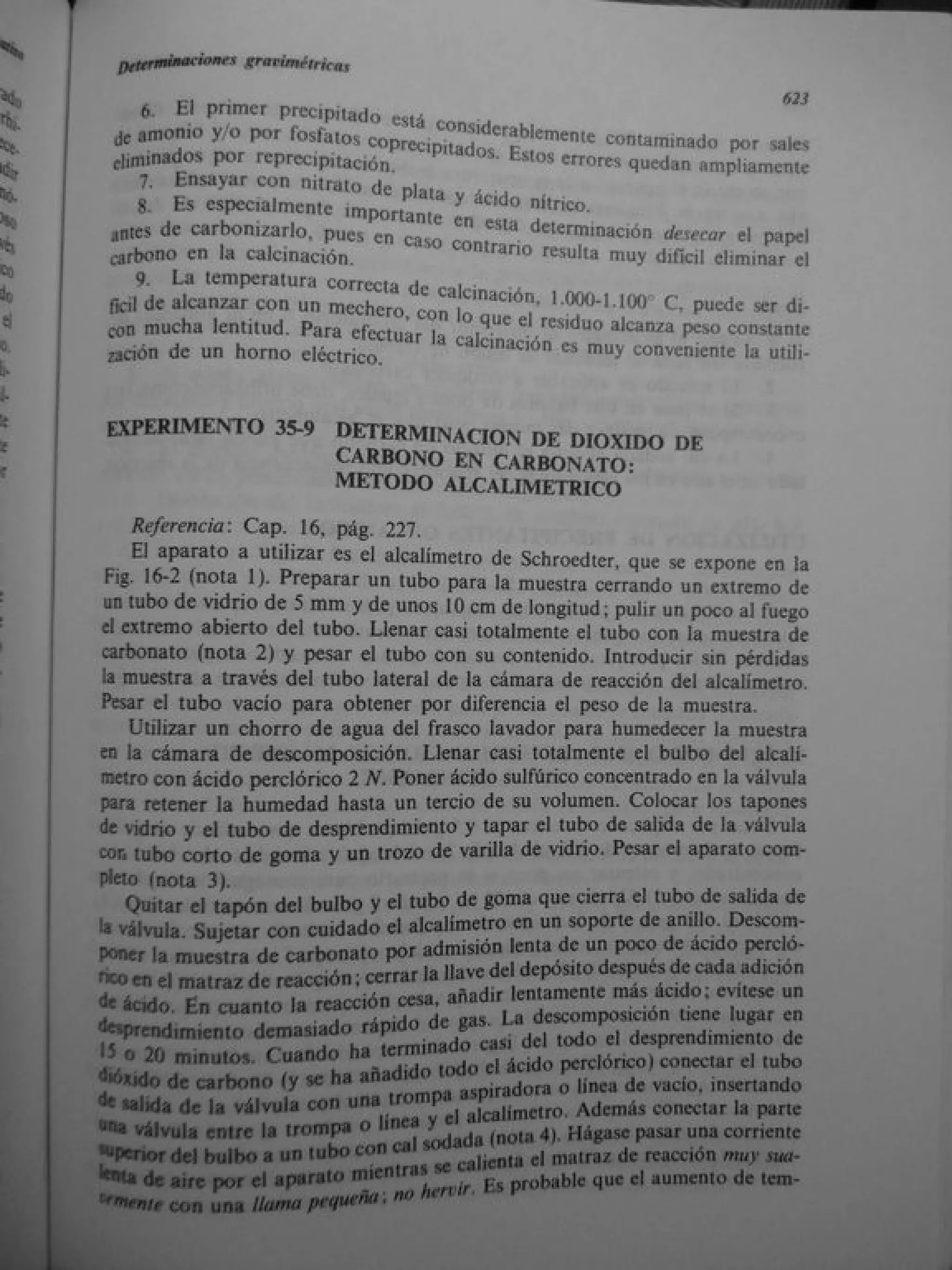 Analisis Quimico de AYRES