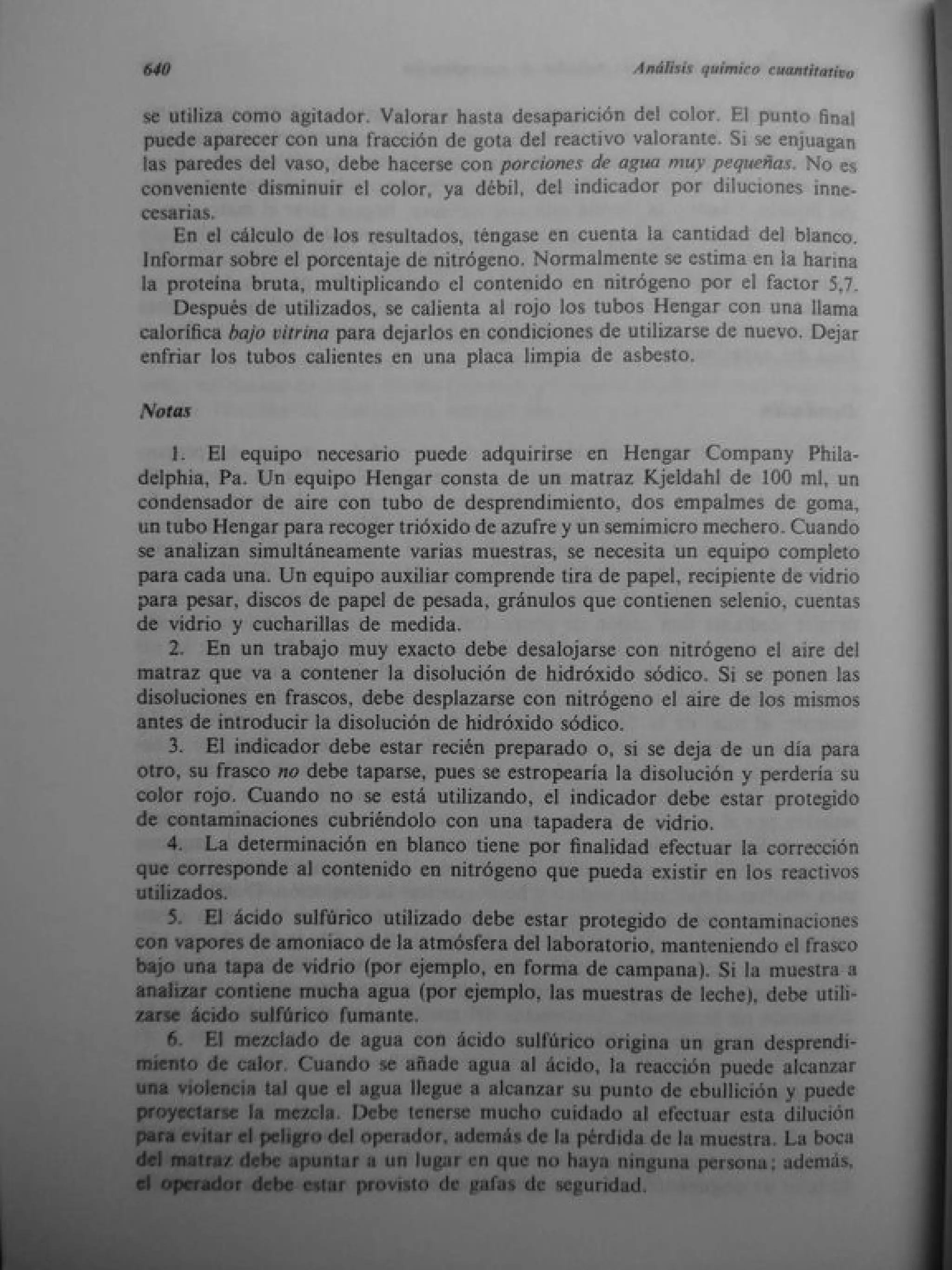 Analisis Quimico de AYRES