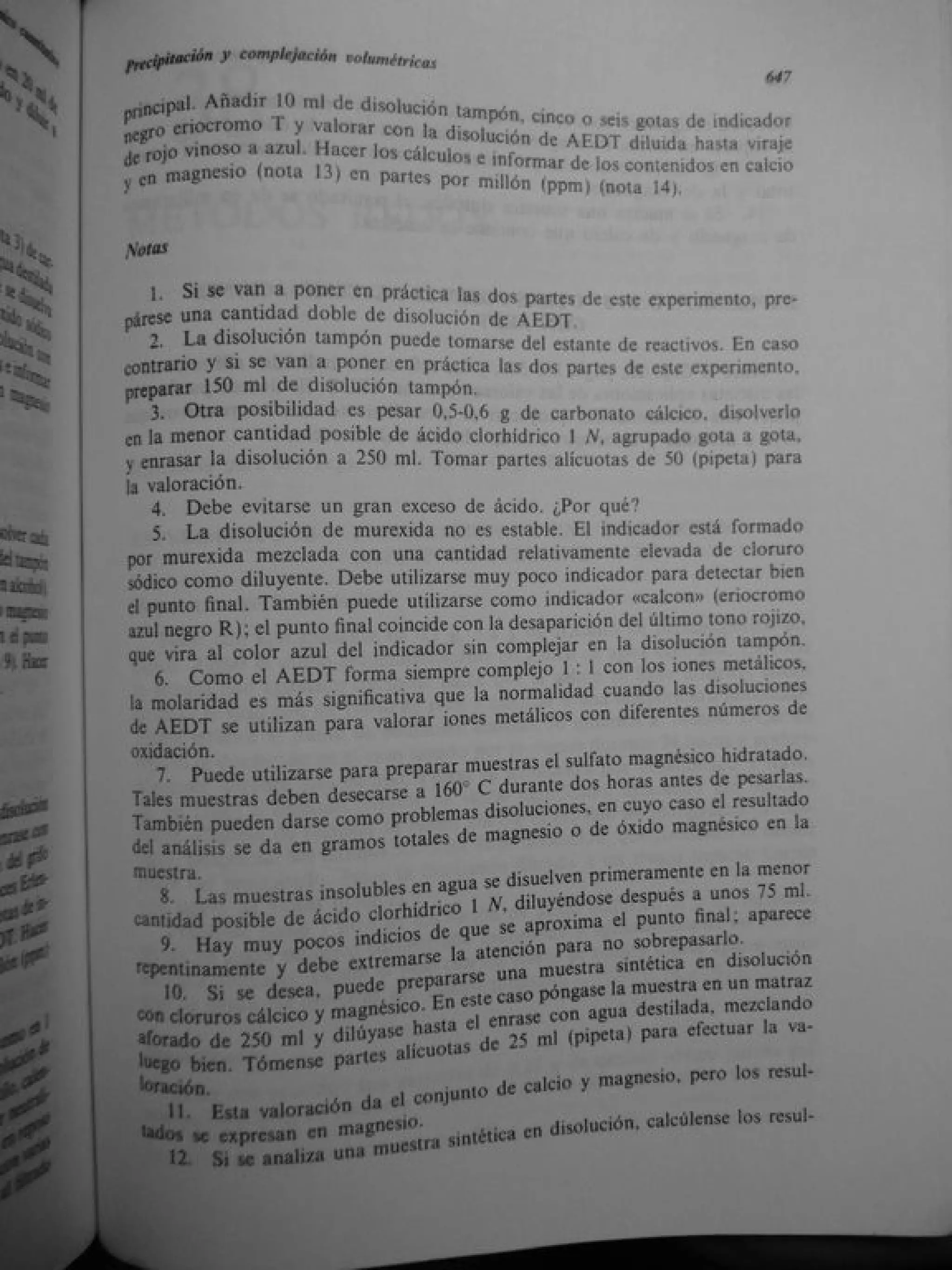 Analisis Quimico de AYRES