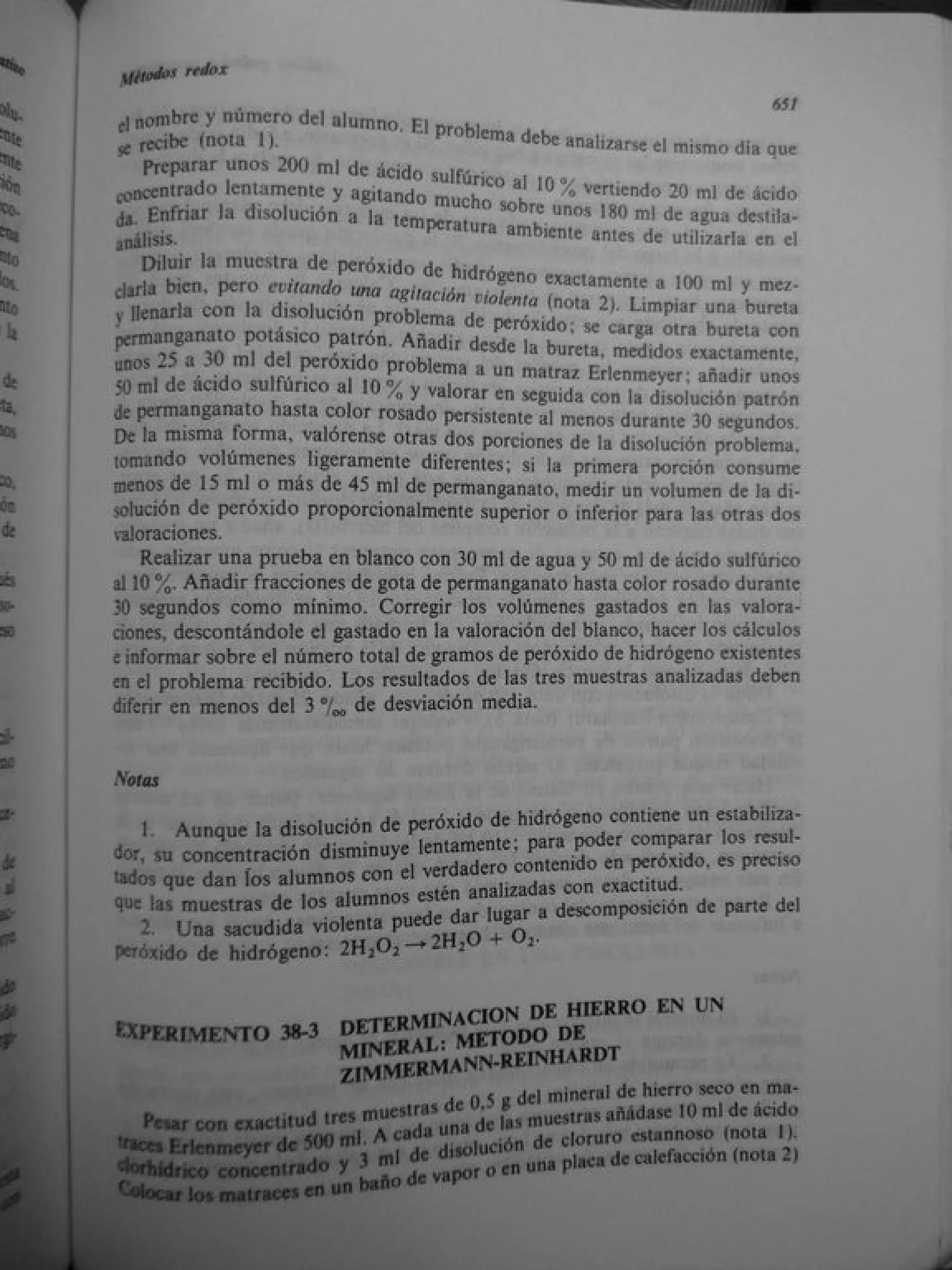 Analisis Quimico de AYRES