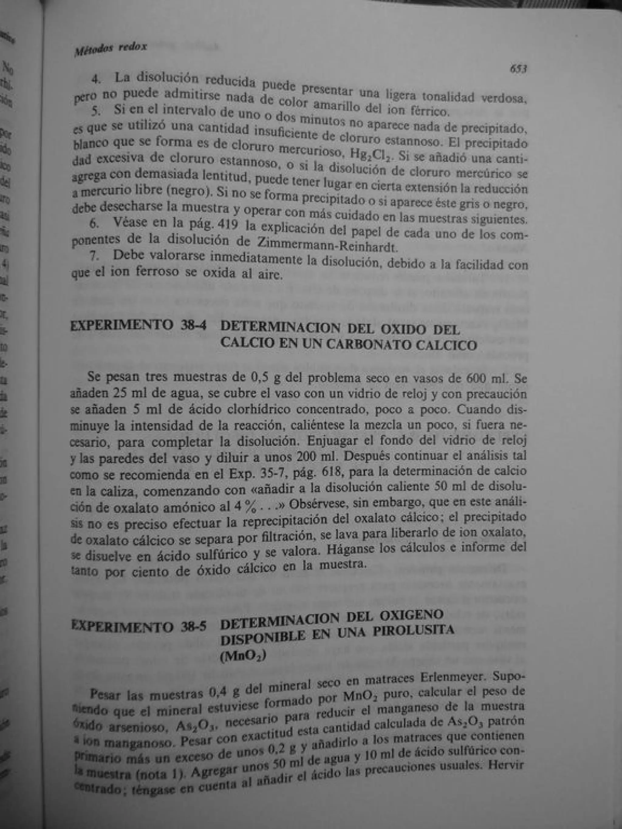 Analisis Quimico de AYRES